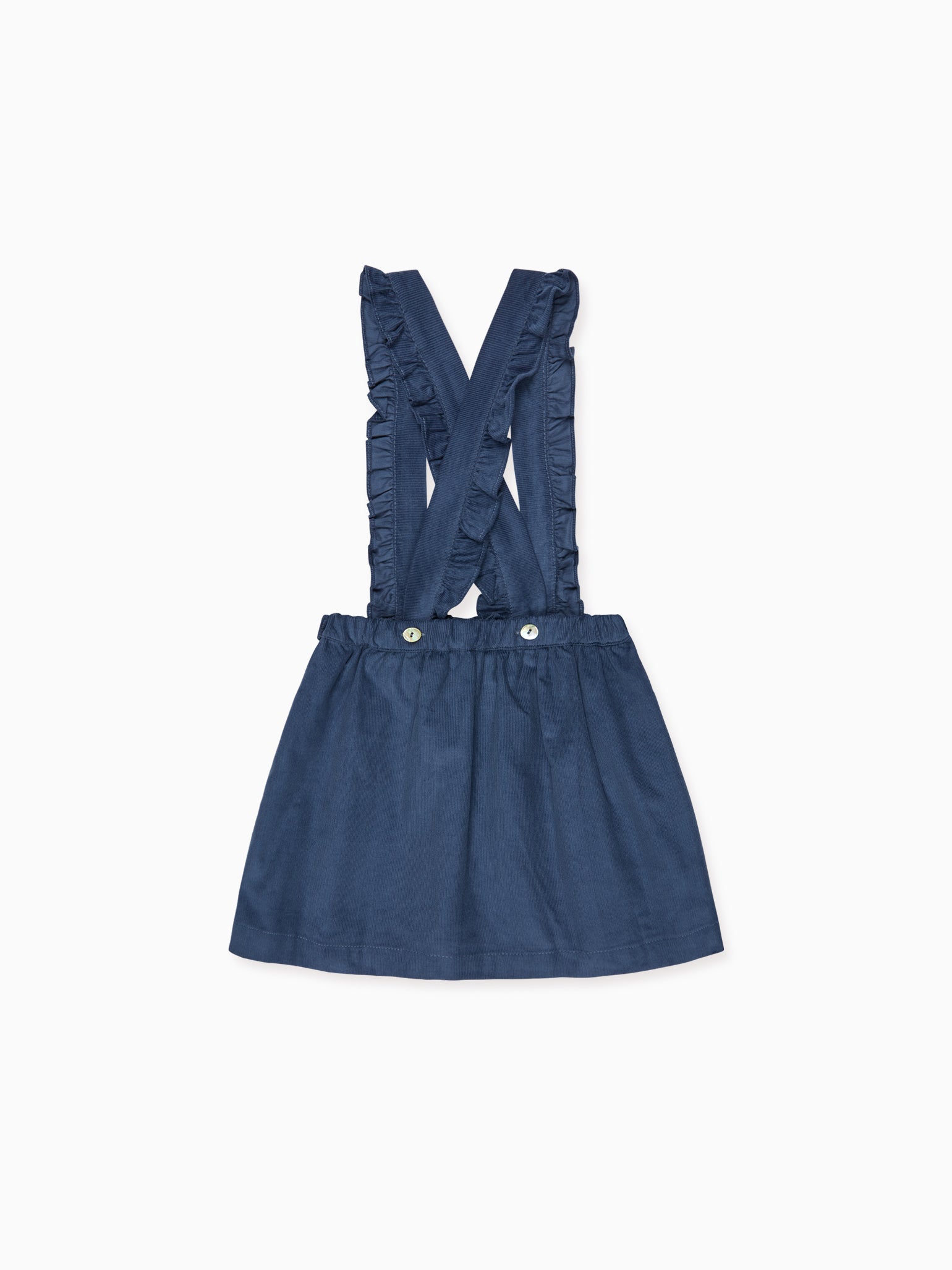 Blue Agata Corduroy Girl Pinafore Skirt