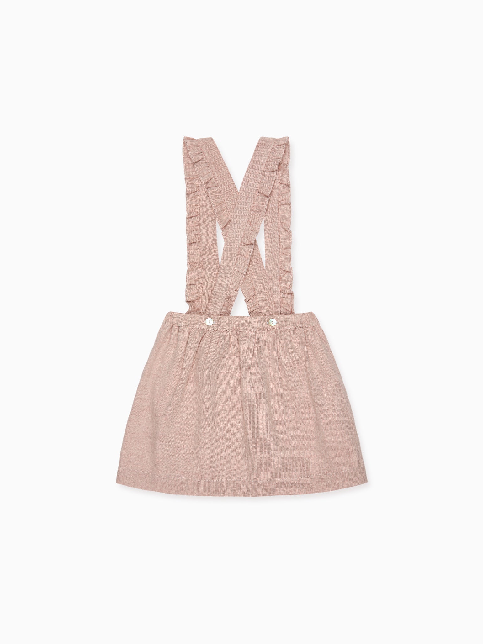 Dusty Pink Agata Girl Pinafore Skirt