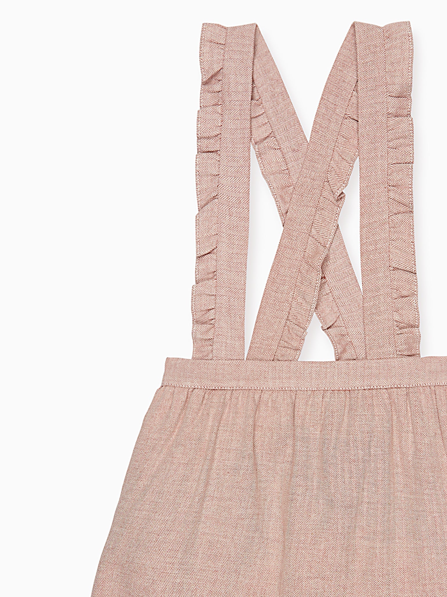 Dusty Pink Agata Girl Pinafore Skirt