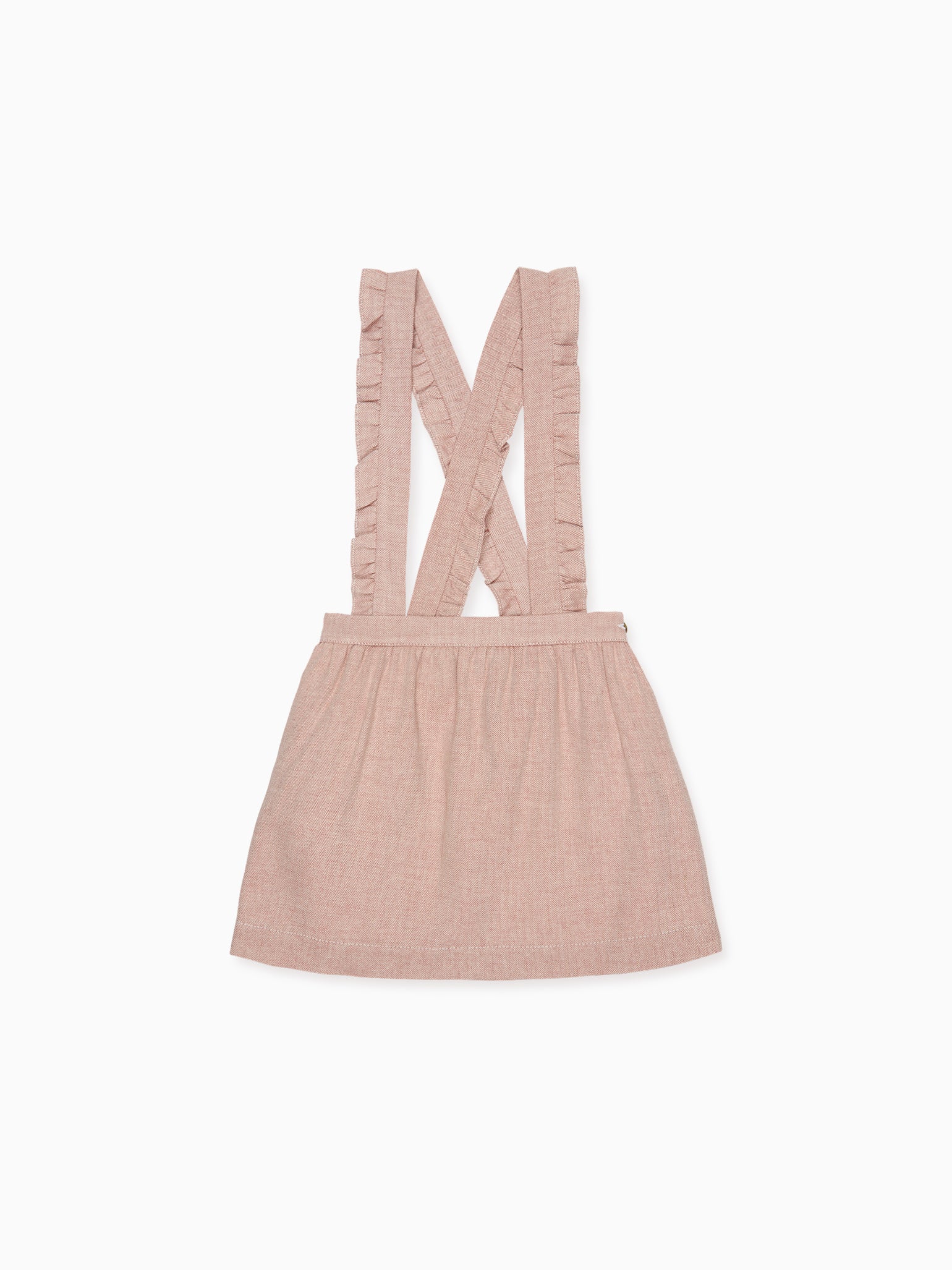 Dusty Pink Agata Girl Pinafore Skirt
