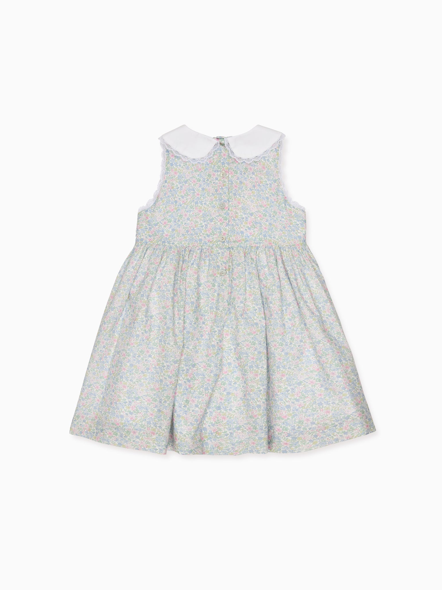 Light Blue Floral Aimee Girl Dress
