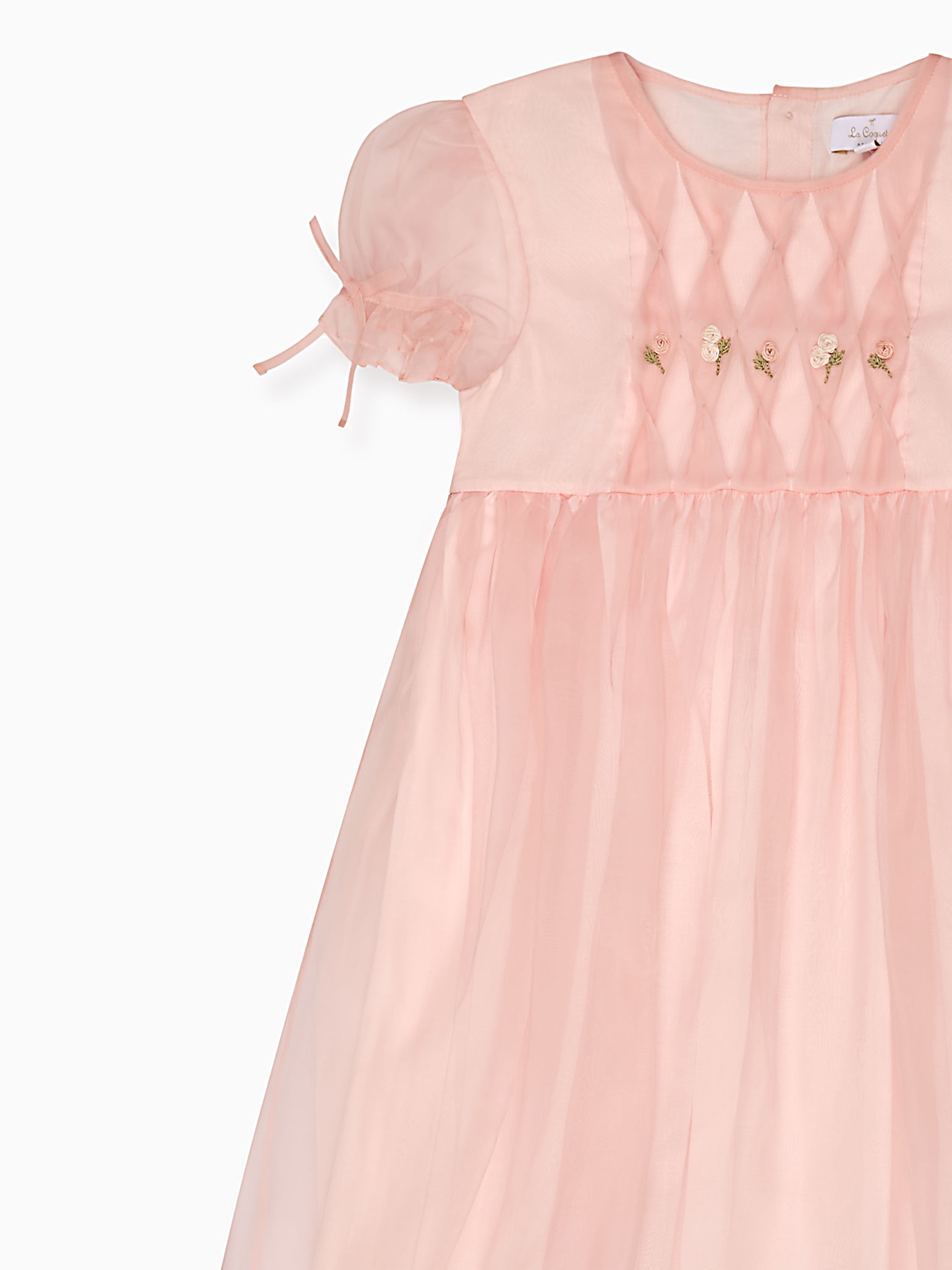 Blush Alba Silk Ceremony Girl Dress