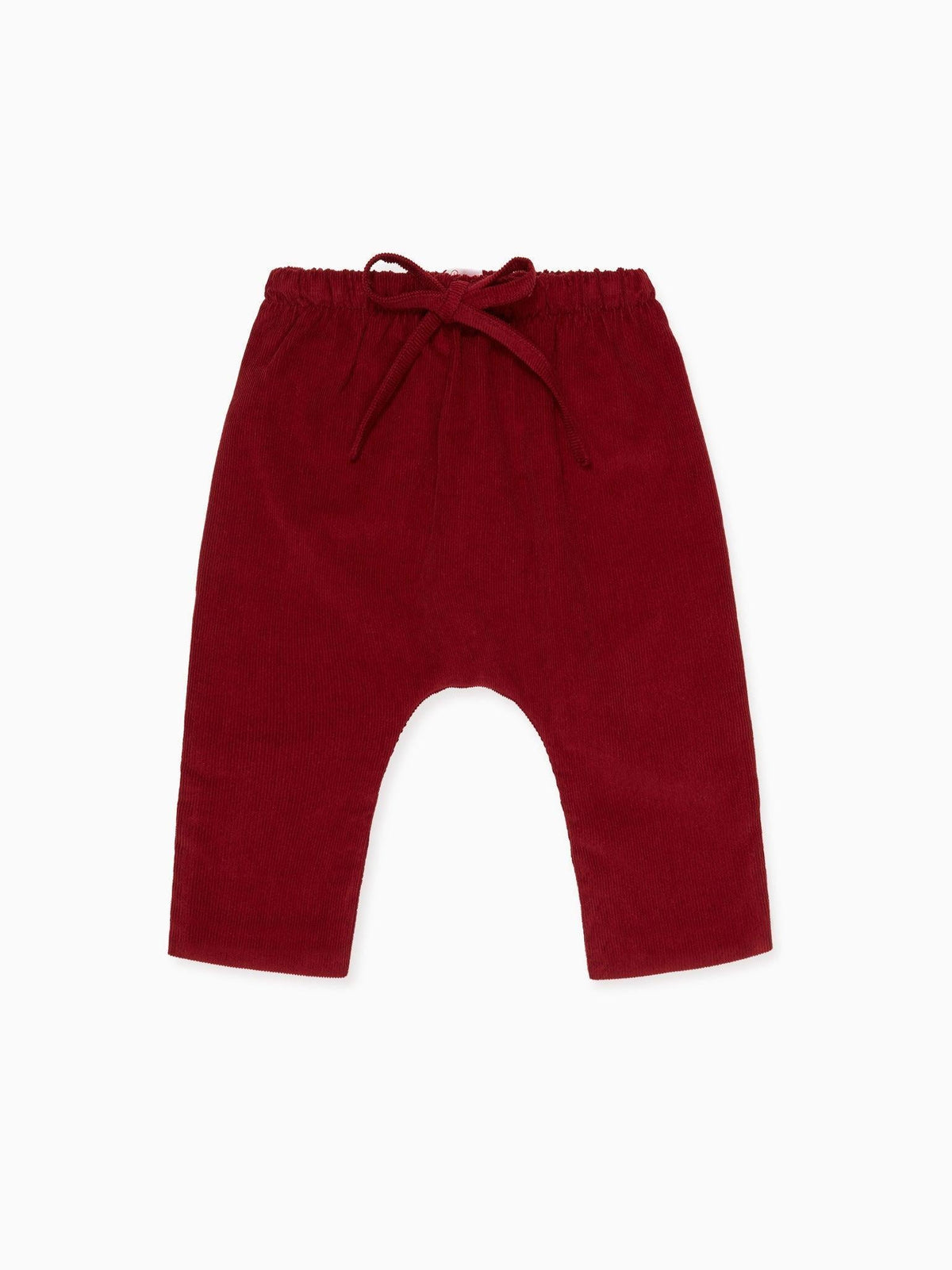Burgundy Alex Corduroy Baby Trousers