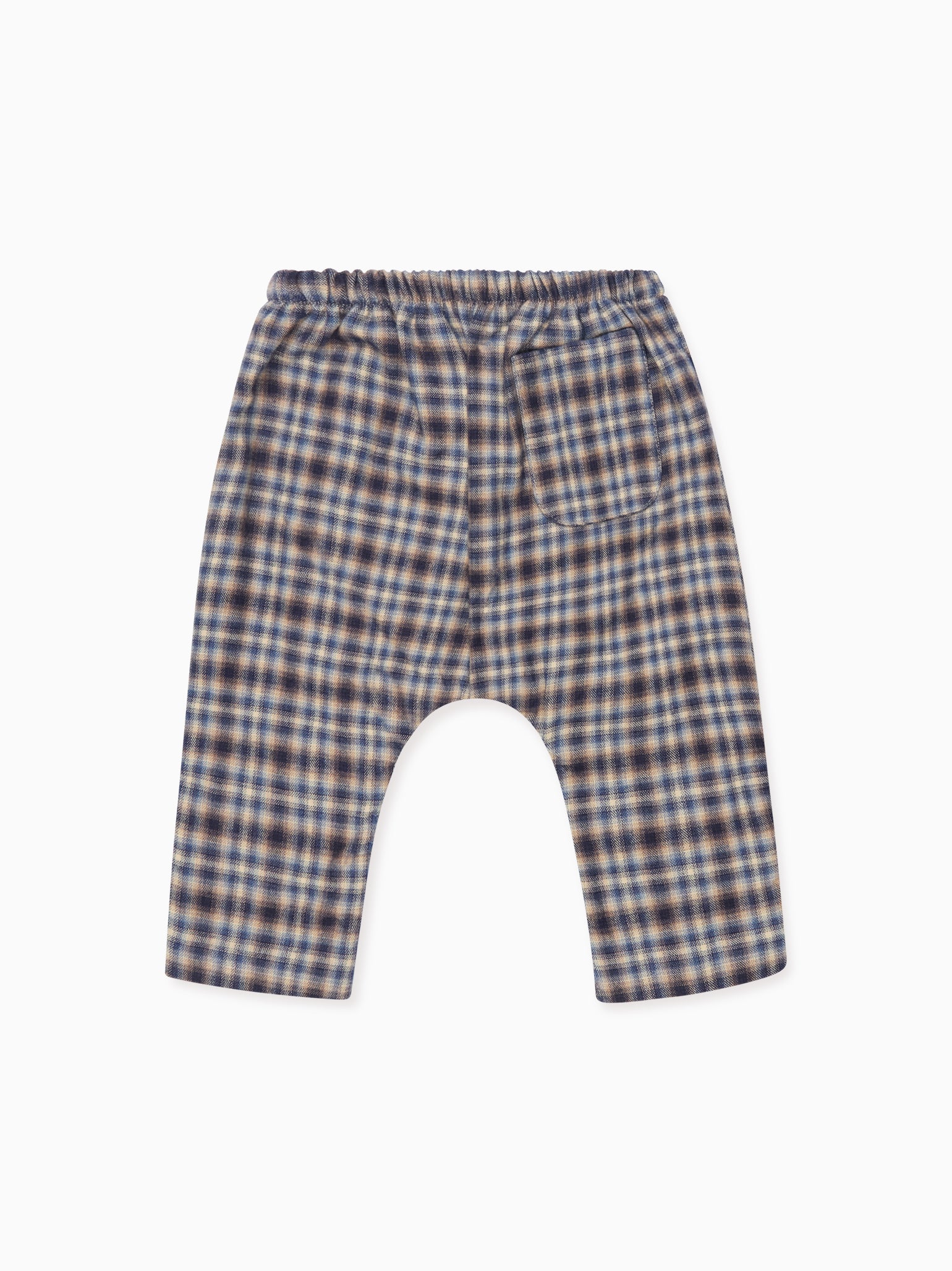 Navy Check Alex Baby Trousers
