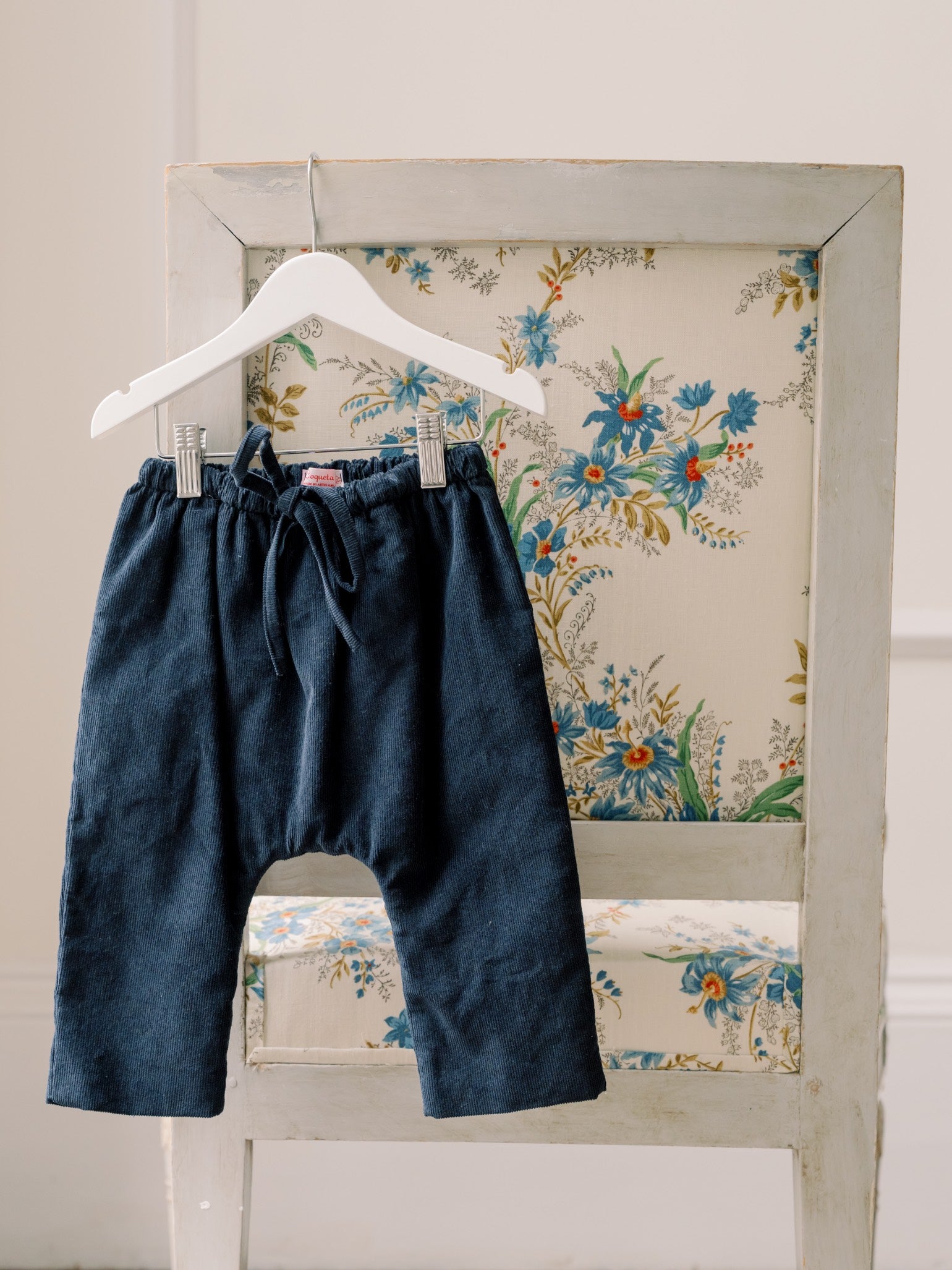 Navy Alex Corduroy Baby Trousers