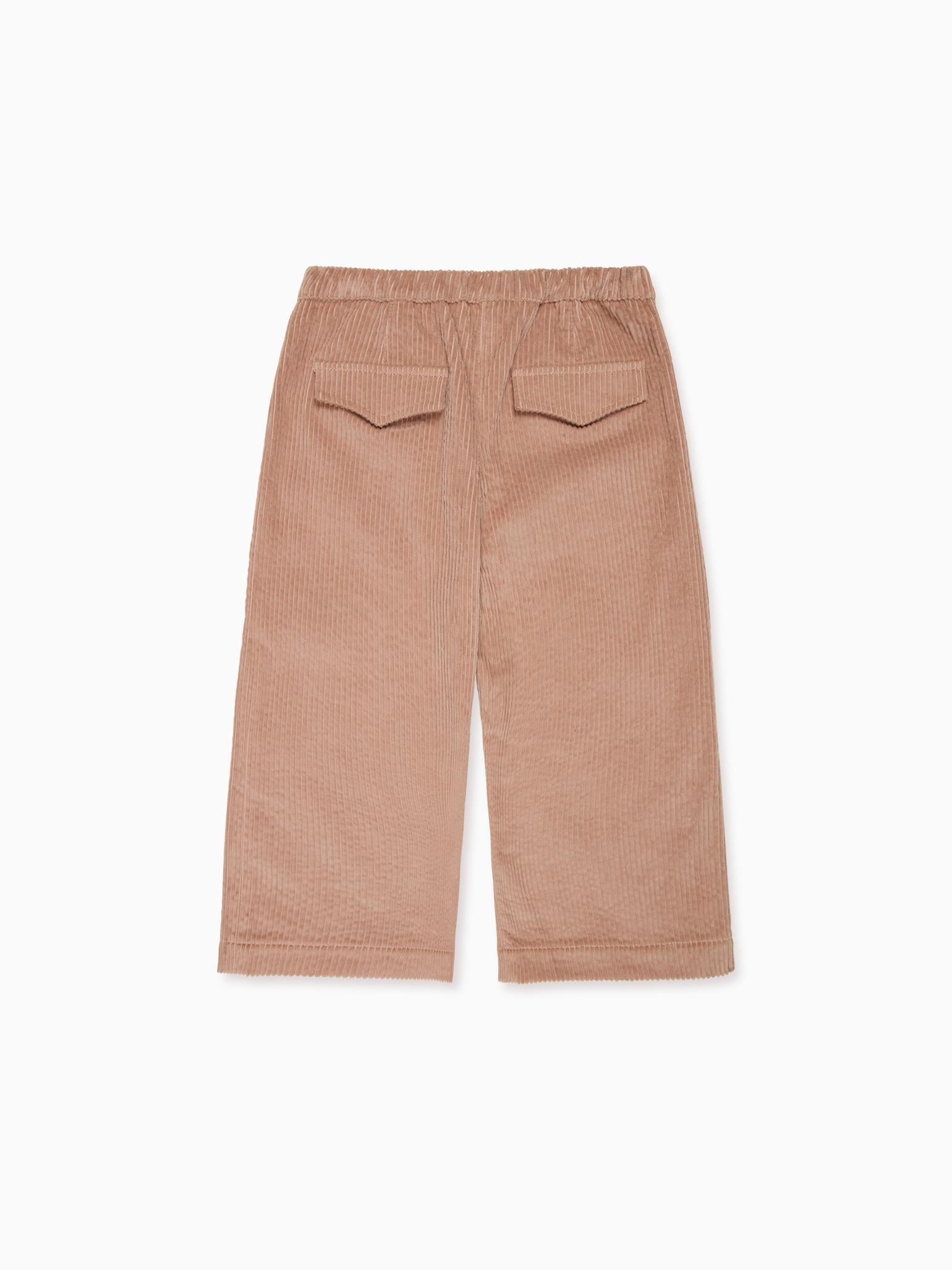 Dusty Pink Alma Corduroy Girl Trousers