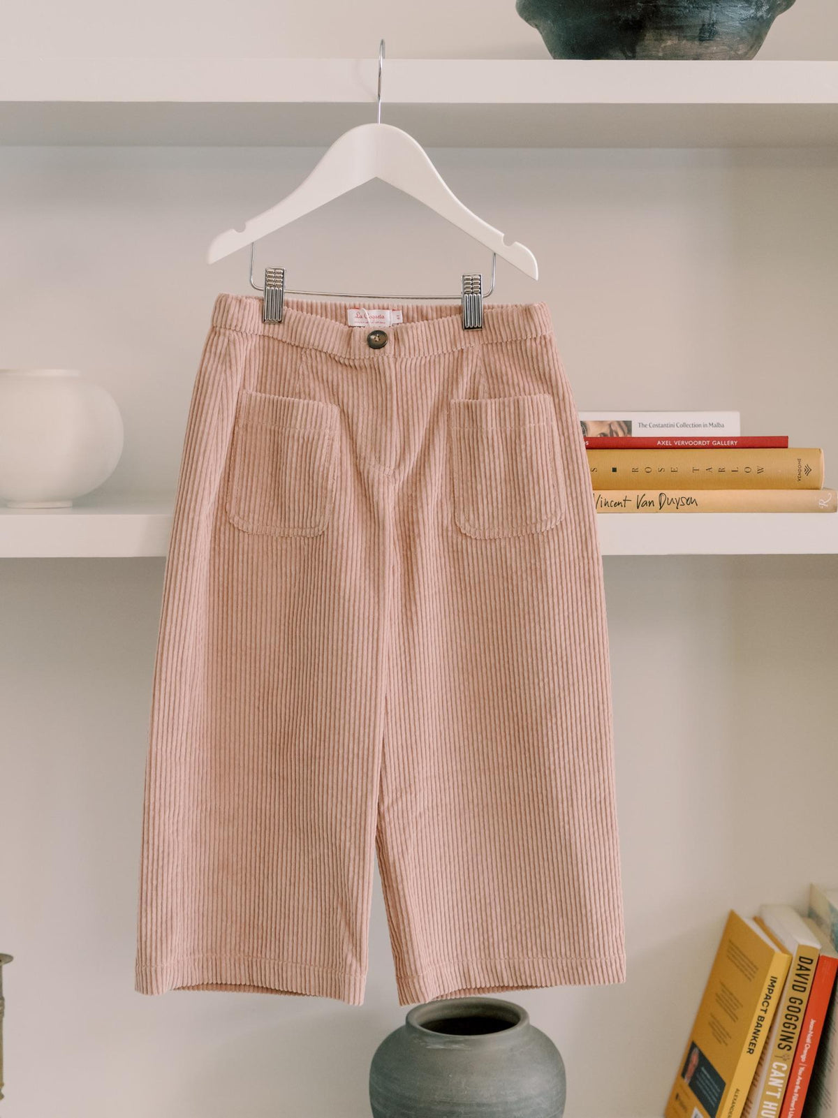 Dusty Pink Alma Corduroy Girl Culottes