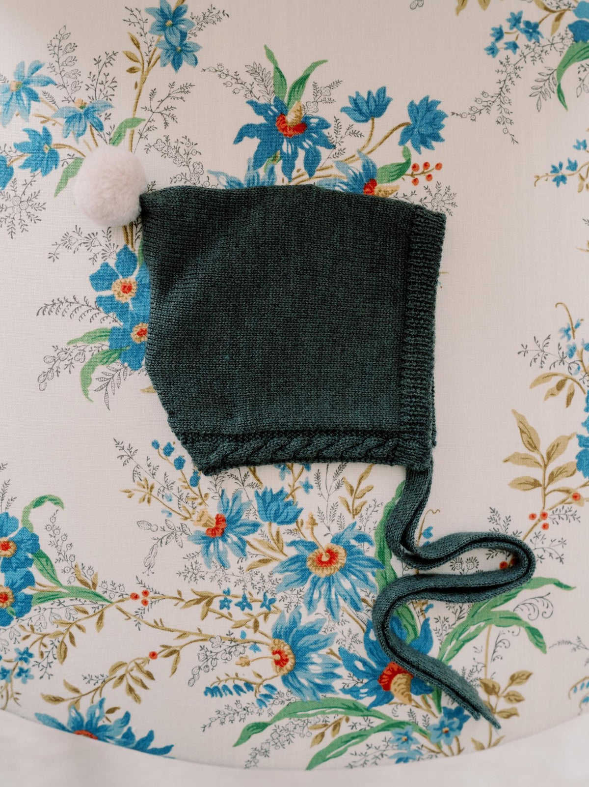 Olive Alma Merino Baby Knitted Bonnet