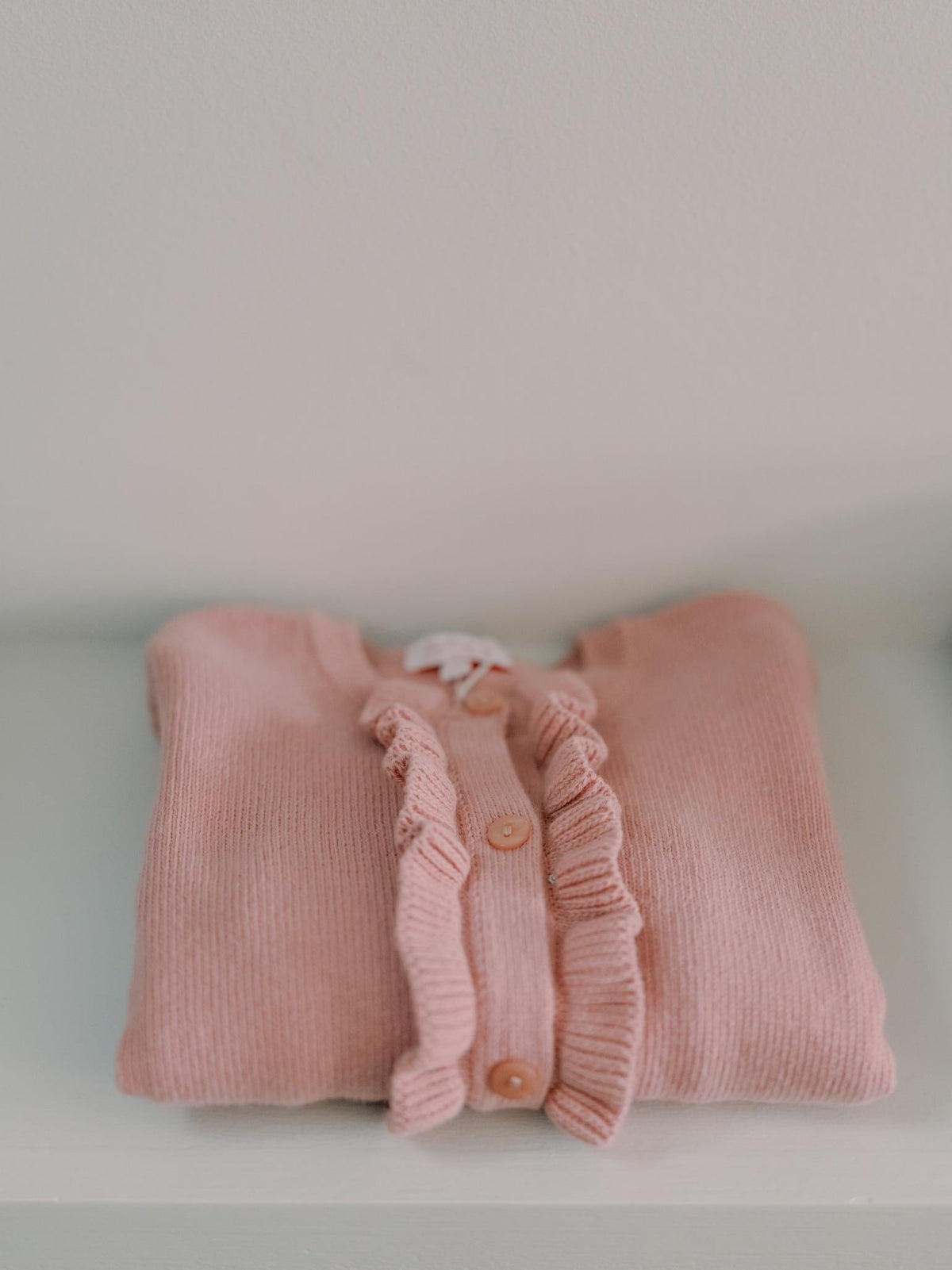 Dusty Pink Angela Merino Girl Cardigan