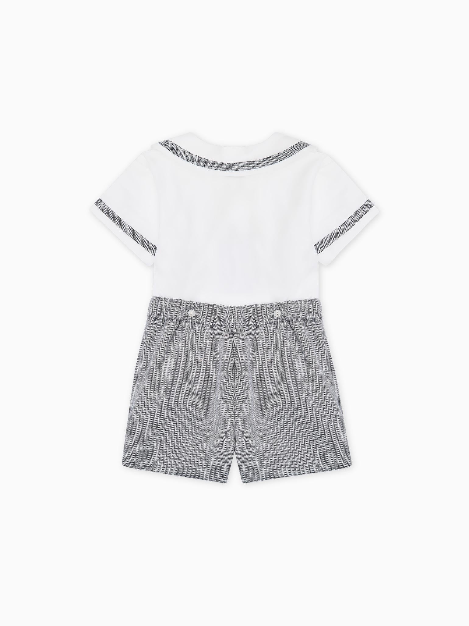 Navy Antonio Baby Boy Set