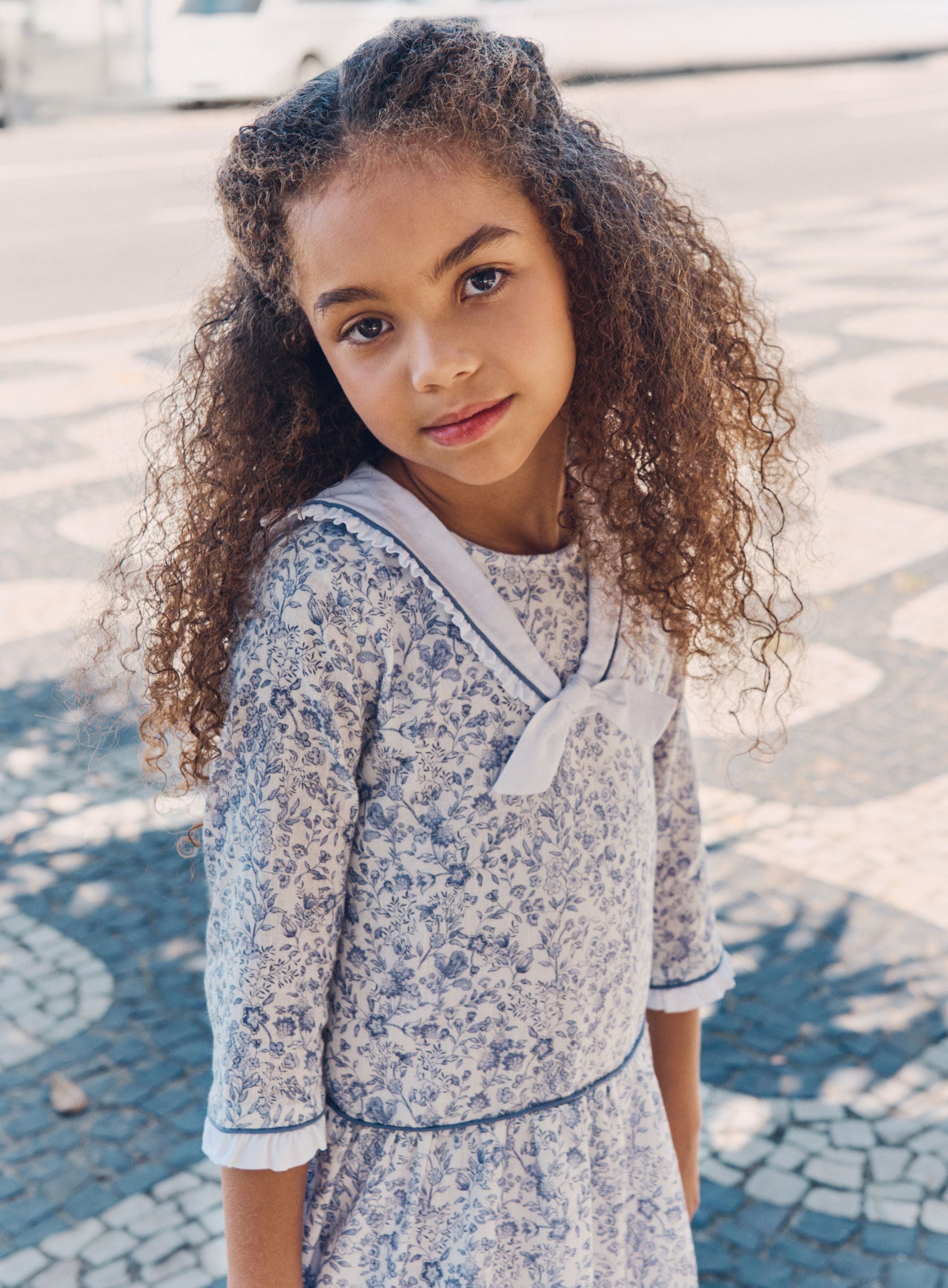 Aranda Girl Dress, Openwork Socks & Mary Jane Shoes Outfit Bundle