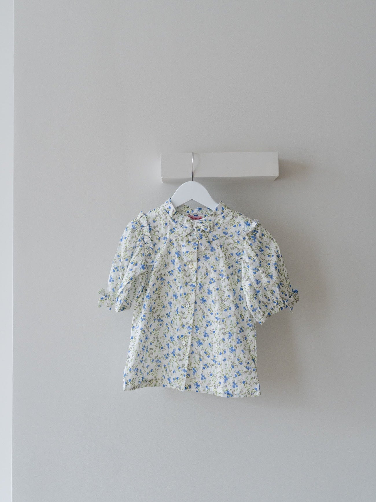 Blue Floral Aranza Girl Shirt
