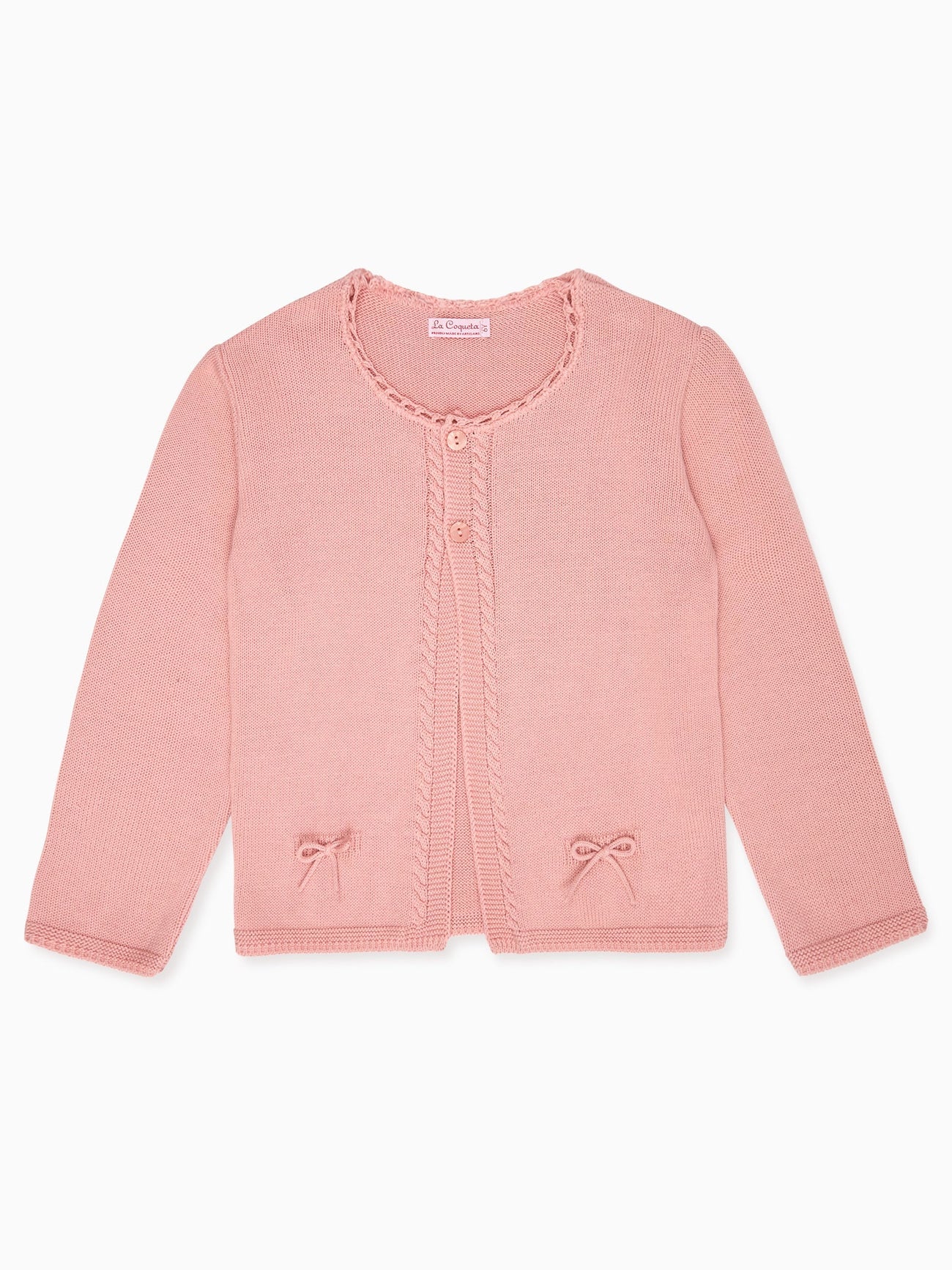 Dusty Pink Arcona Cotton Girl Cardigan