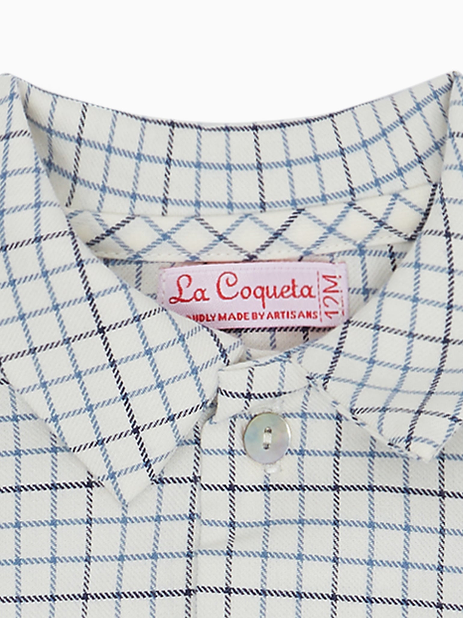 Navy Check Arlo Baby Boy Set