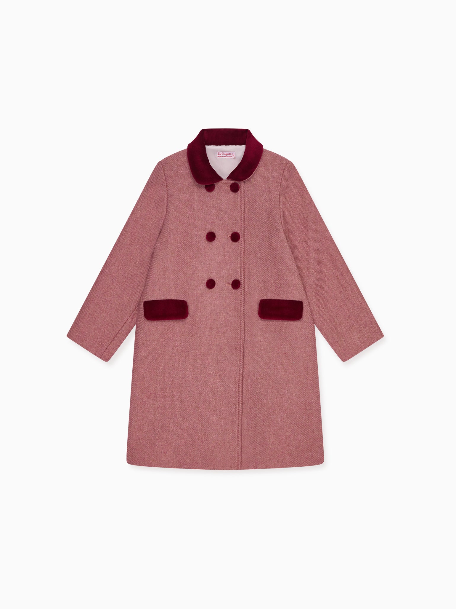 Dusty Pink Arrieta Girl Coat