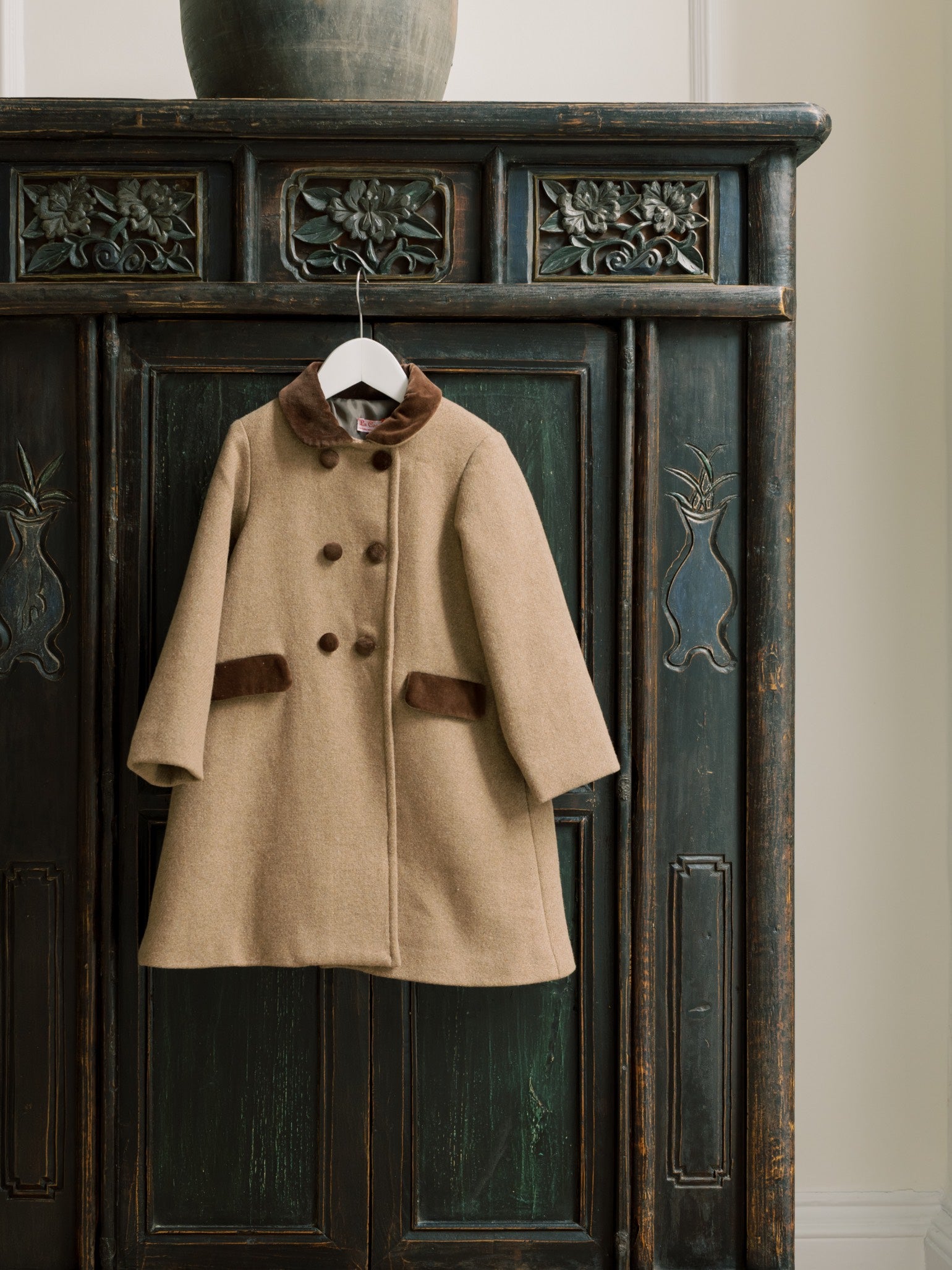 Taupe Arrieta Girl Coat