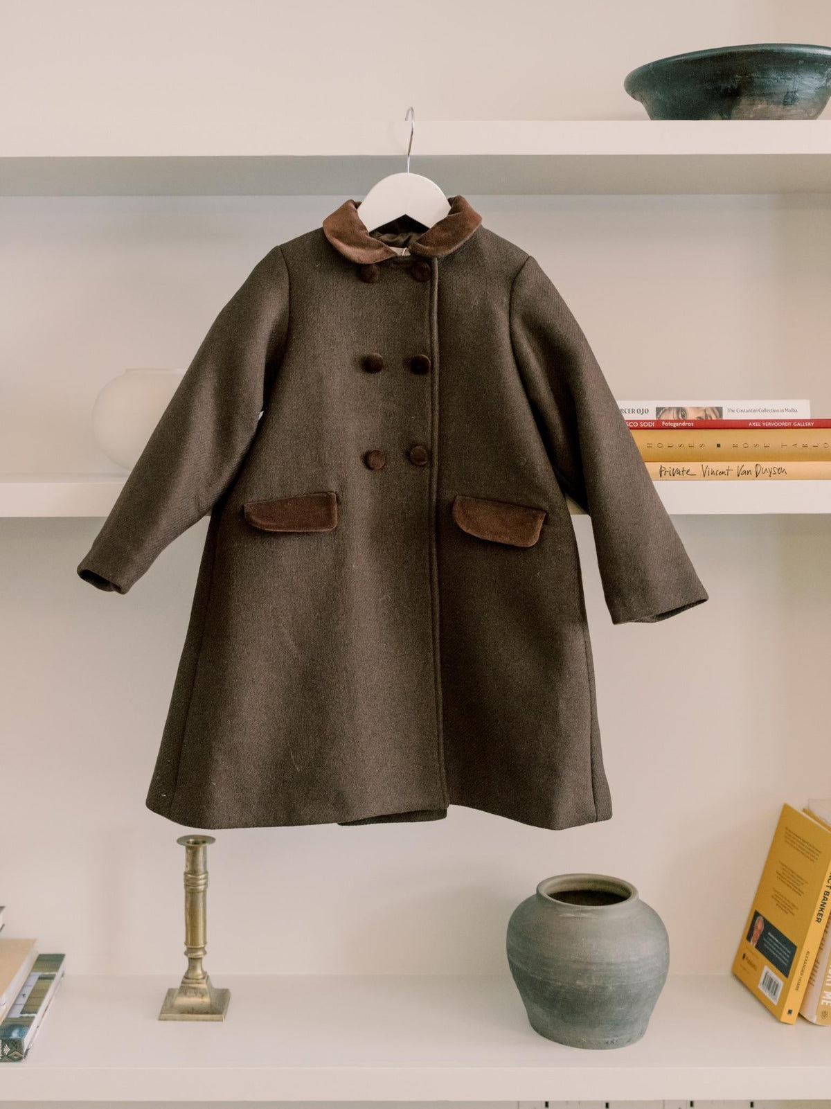 Chocolate Arrieta Girl Coat