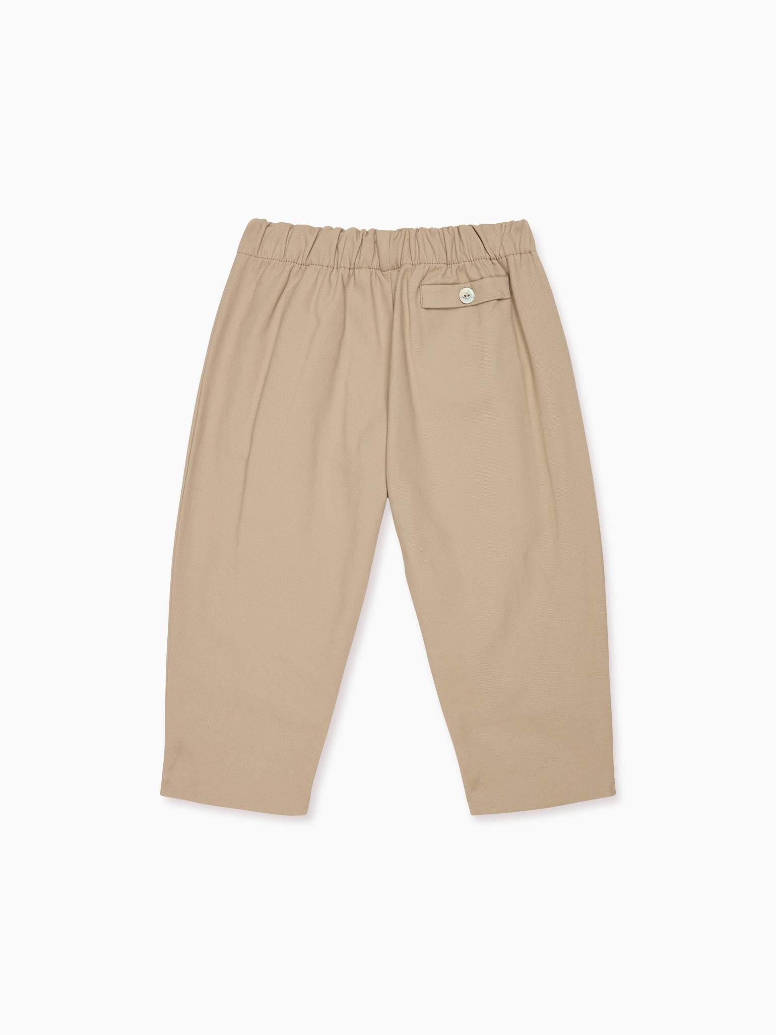 Beige Austen Baby Trousers