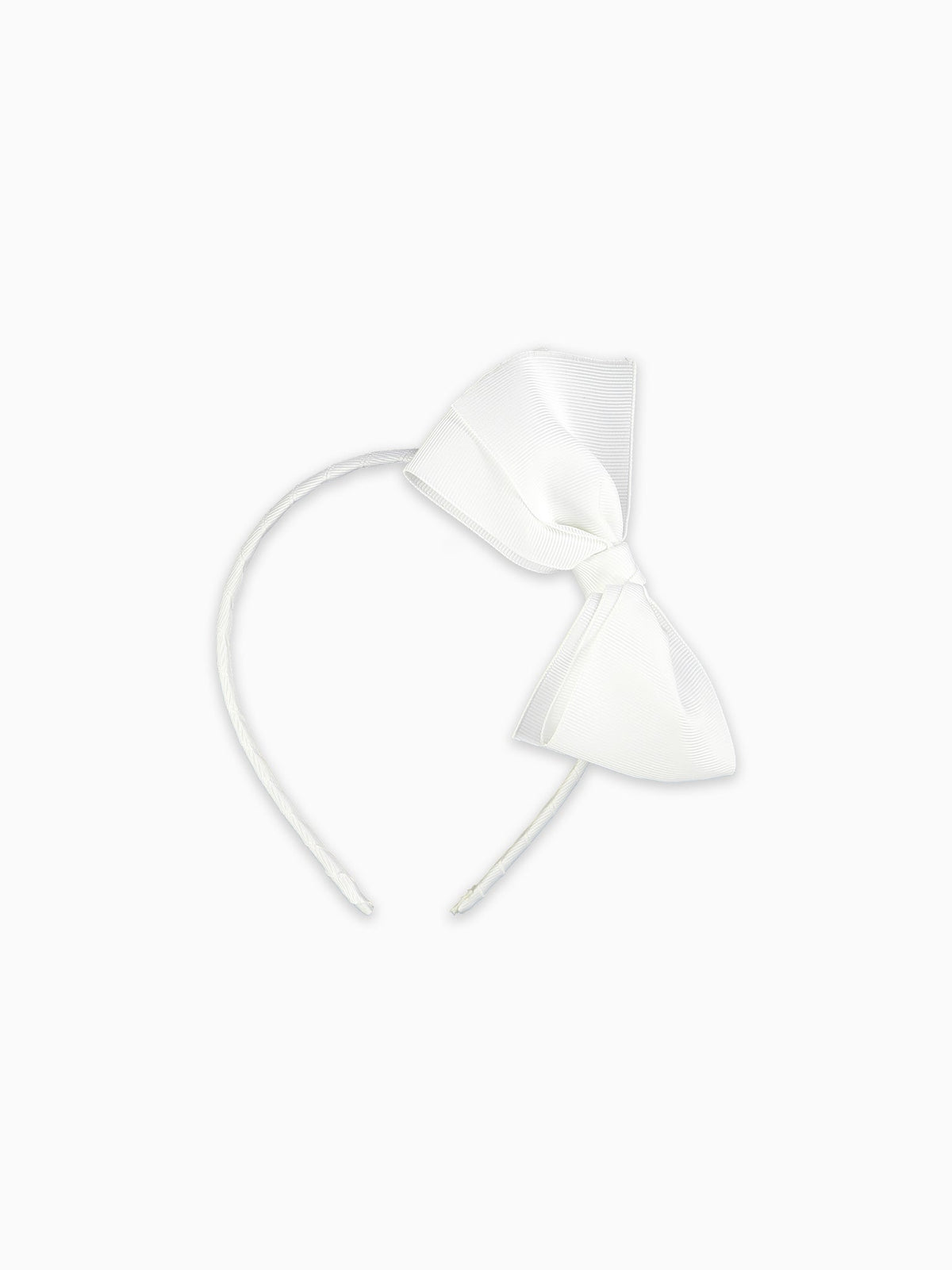 White Big Bow Hair Accessories Bundle