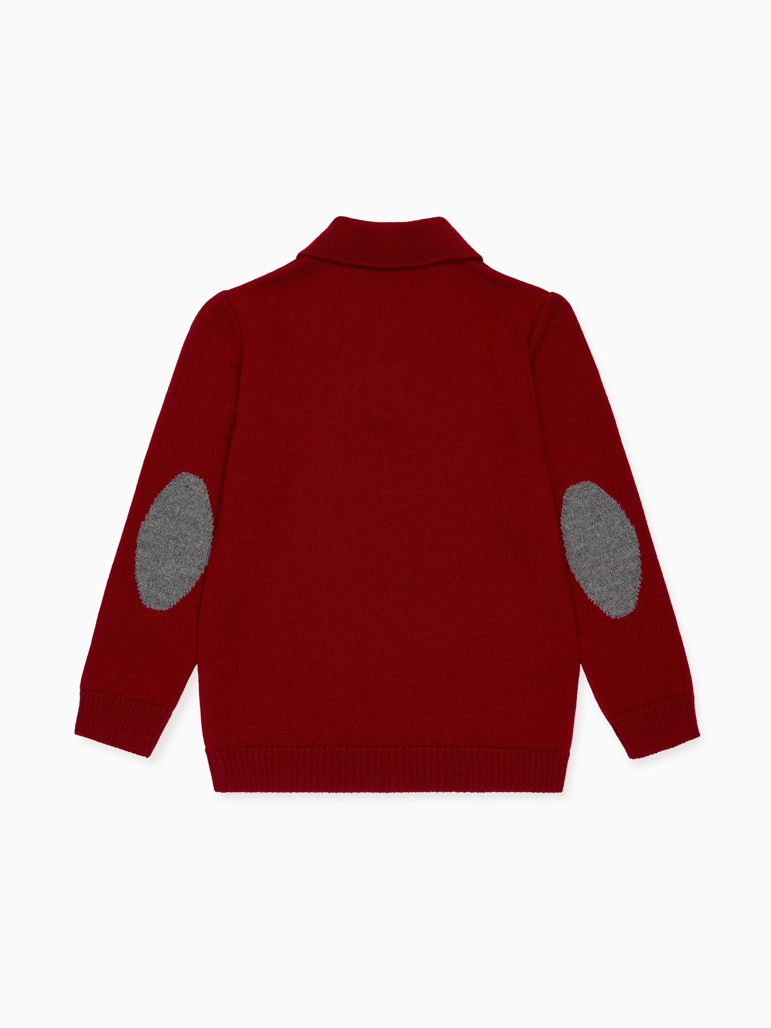 Burgundy Brio Merino Boy Jumper