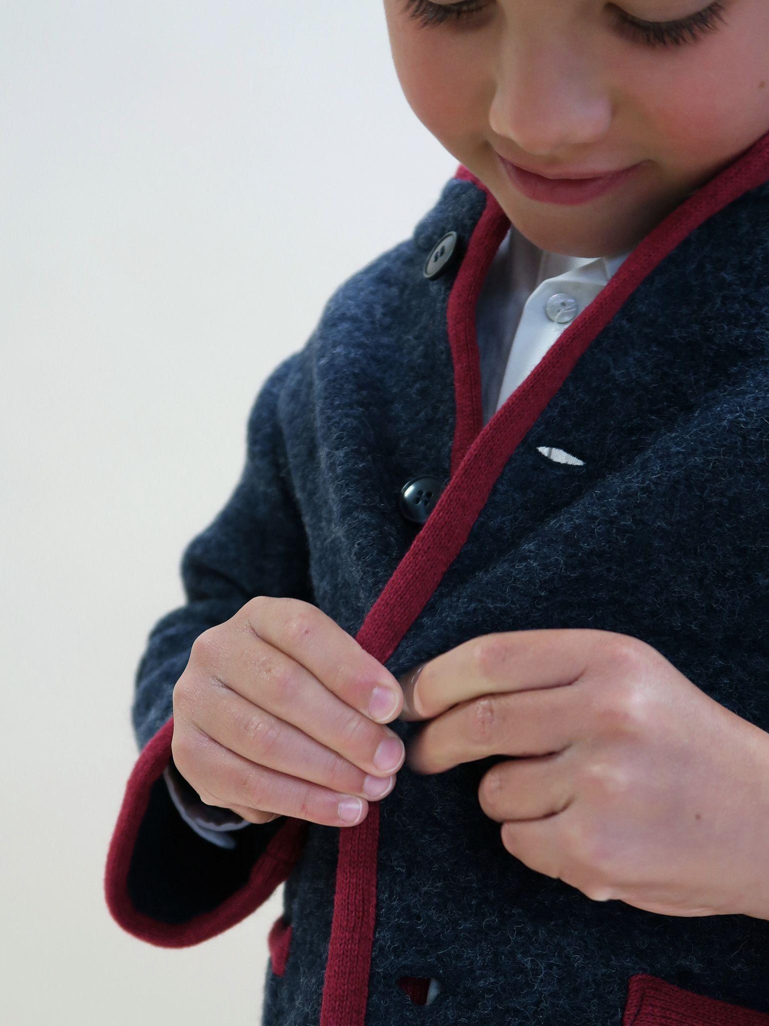 Navy Lorenzo Boy Jacket