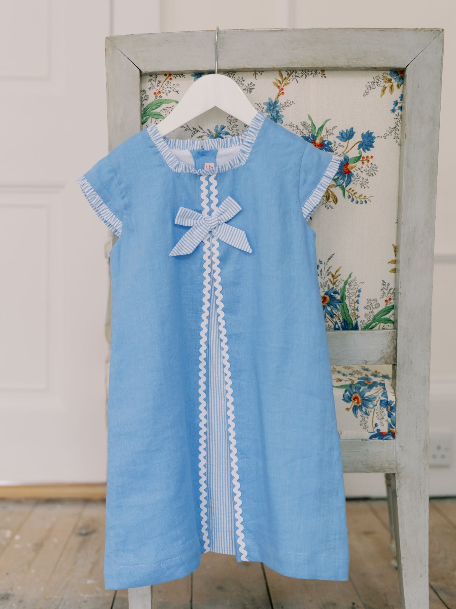 Blue Beatriz Girl A-Line Dress