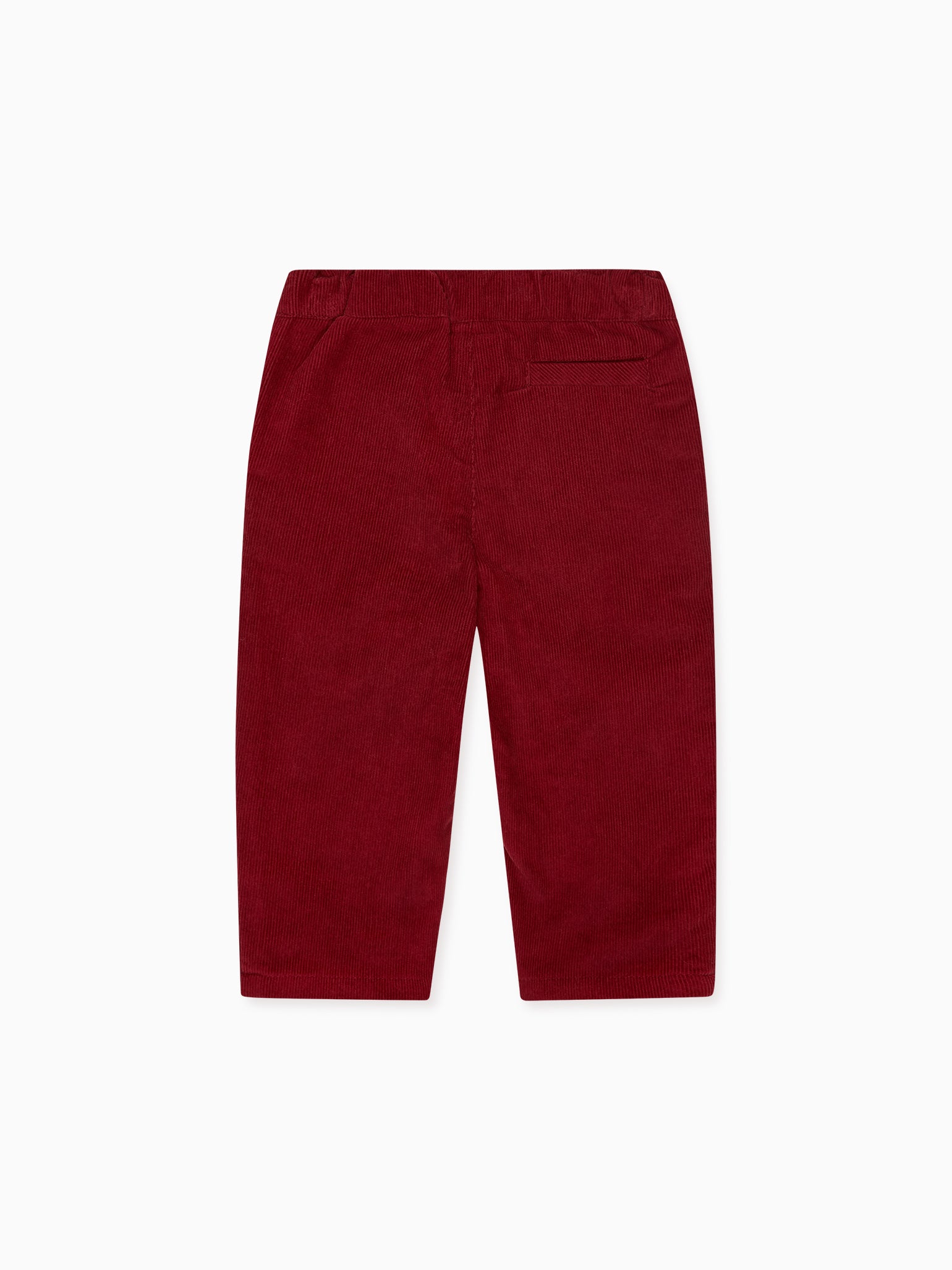 Burgundy Benito Corduroy Baby Trousers