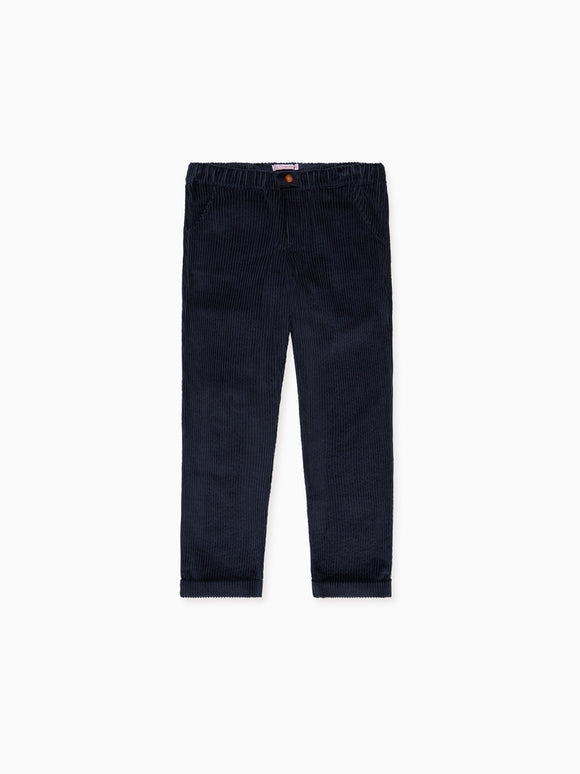 Blue Benito Corduroy Boy Trousers