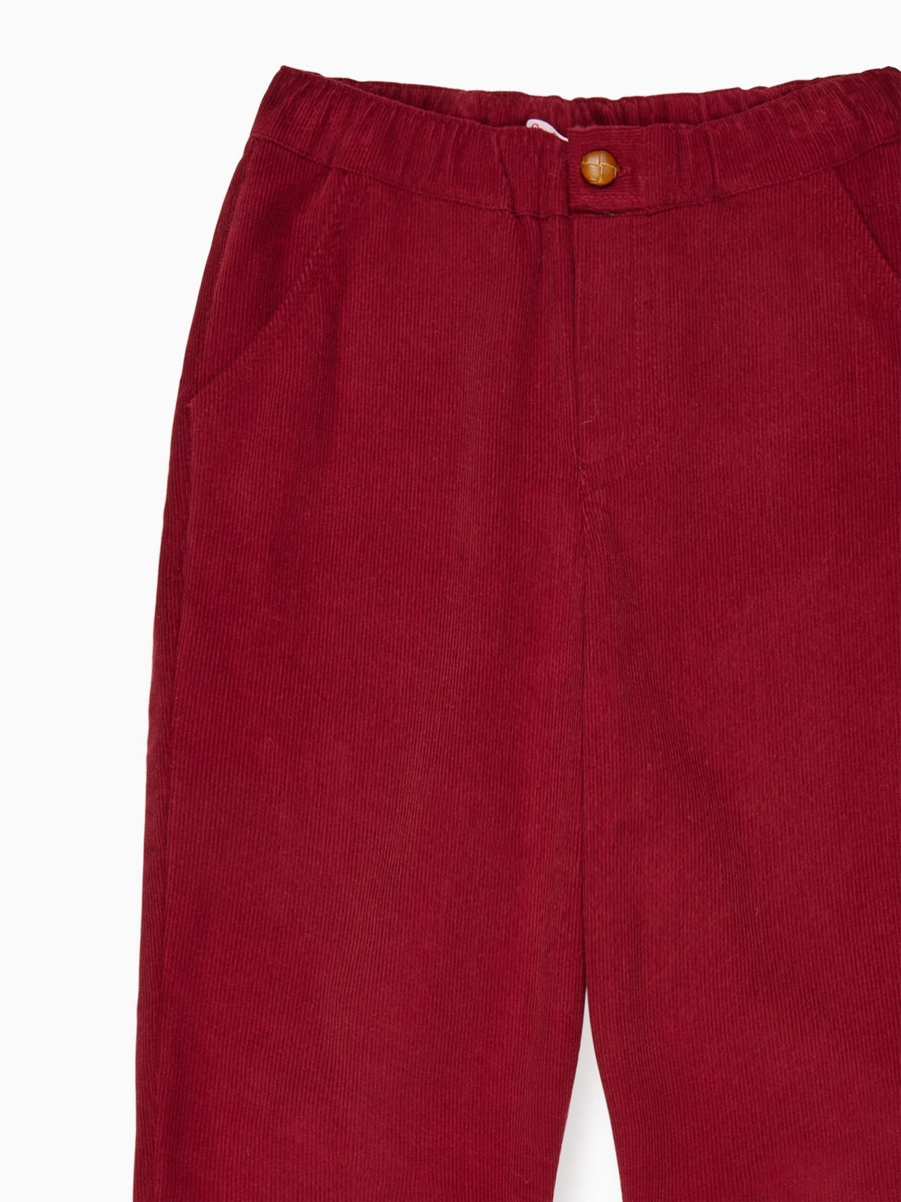 Burgundy Benito Corduroy Boy Trousers