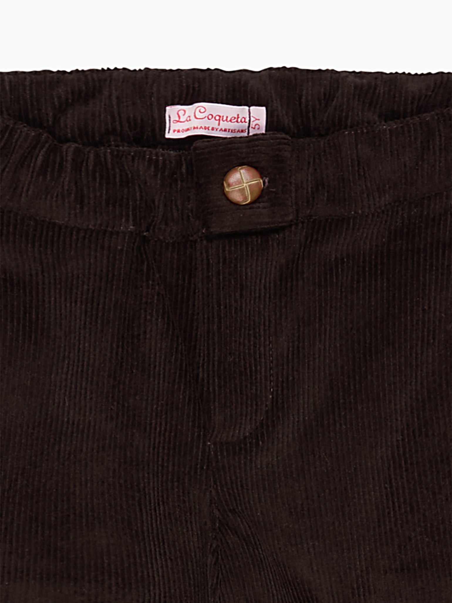 Chocolate Brown Benito Corduroy Boy Pants