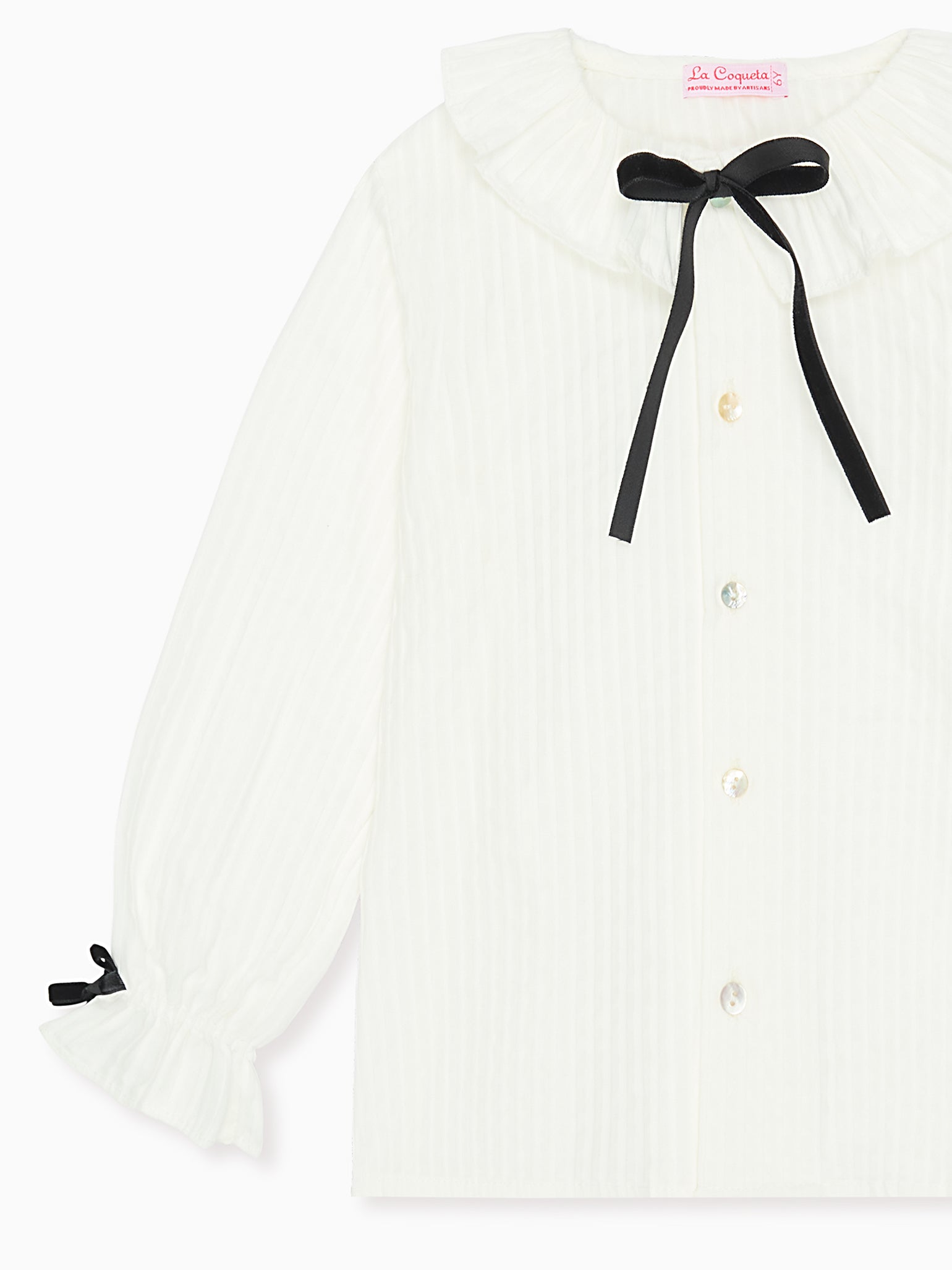 White Betty Girl Long Sleeve Shirt