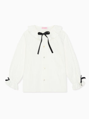 White Betty Girl Long Sleeve Shirt