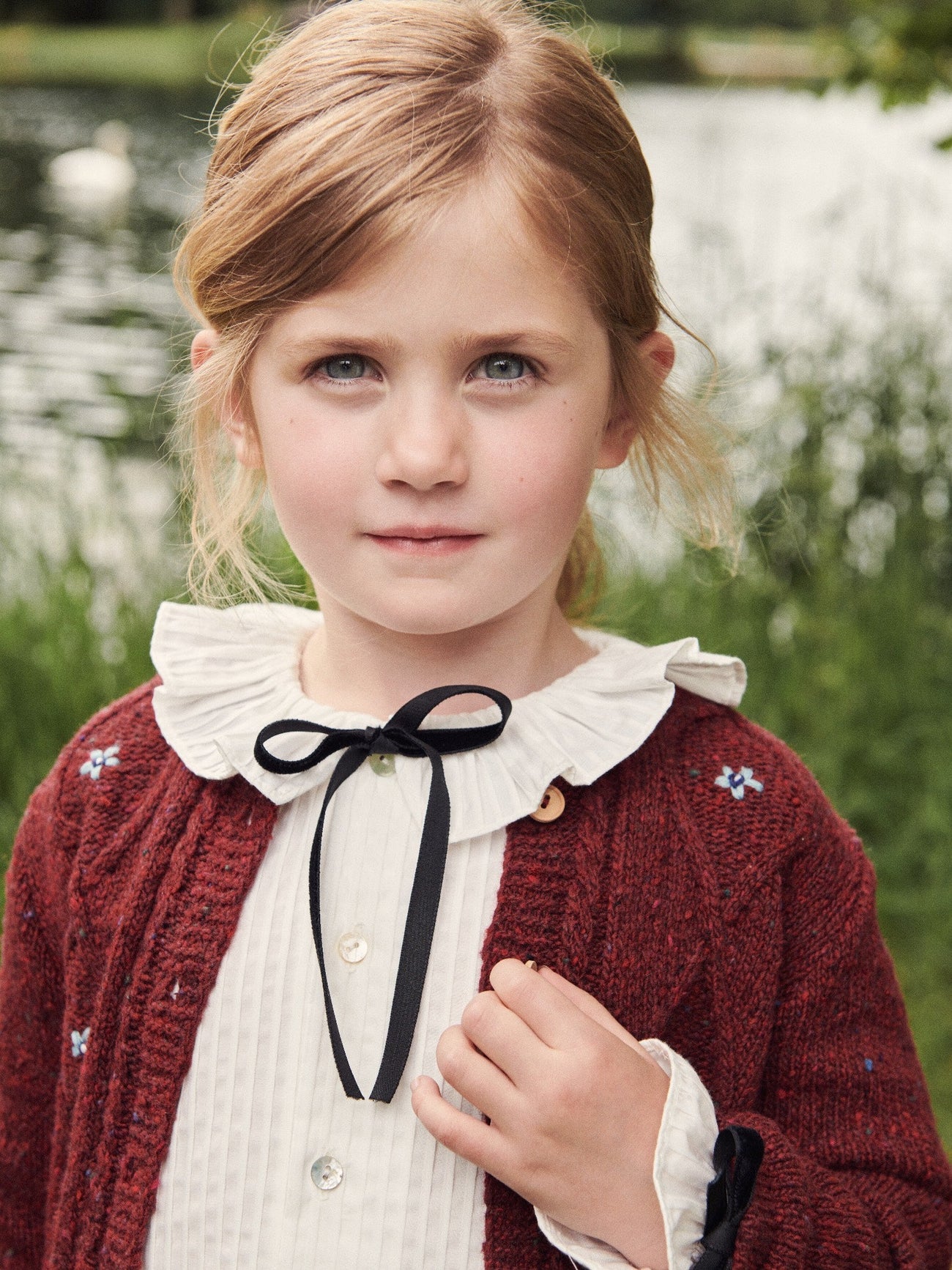 White Betty Girl Long Sleeve Shirt