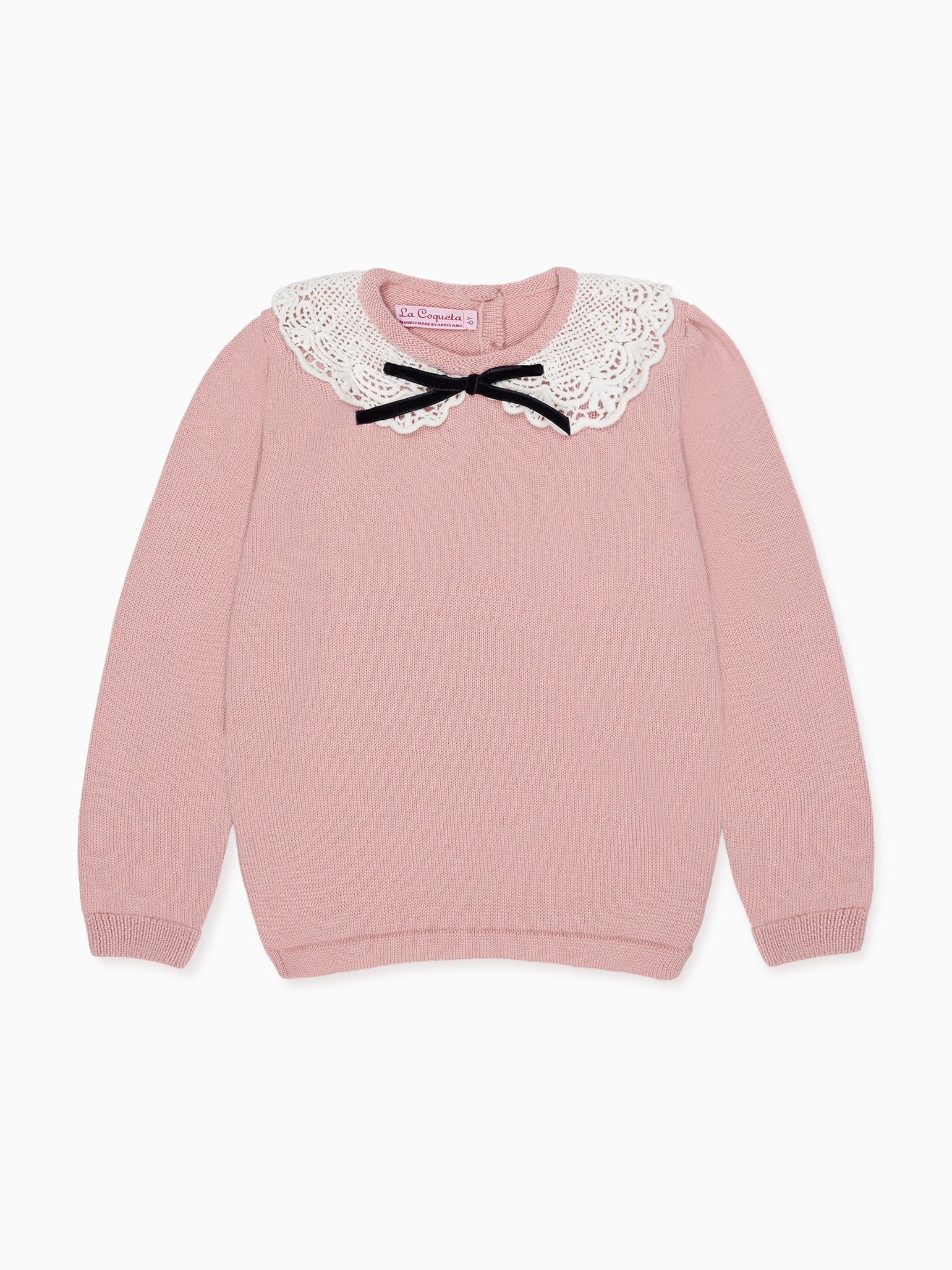 Dusty Pink Blanca Merino Girl Jumper
