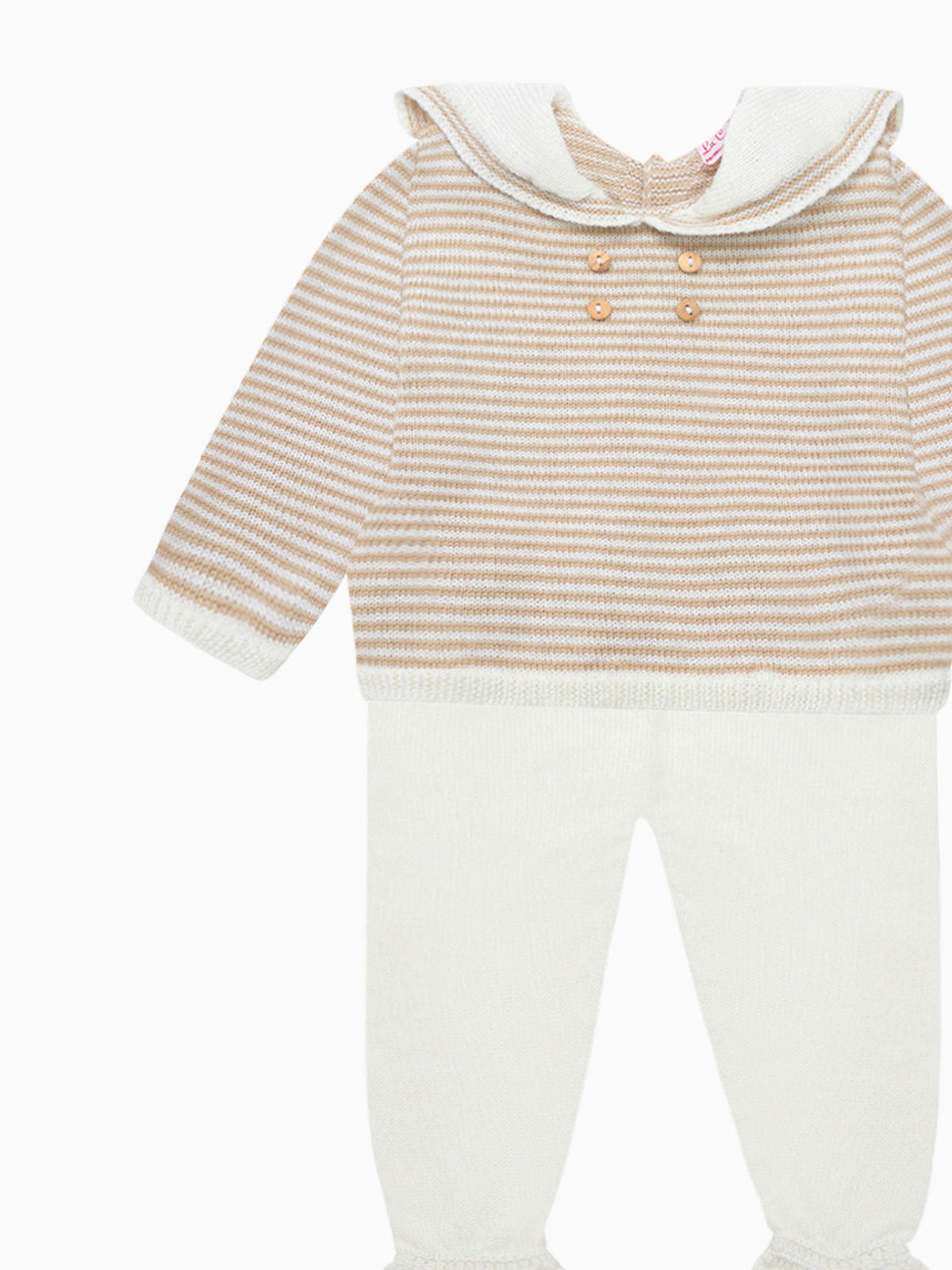 Ivory Borja Merino Baby Knitted Set