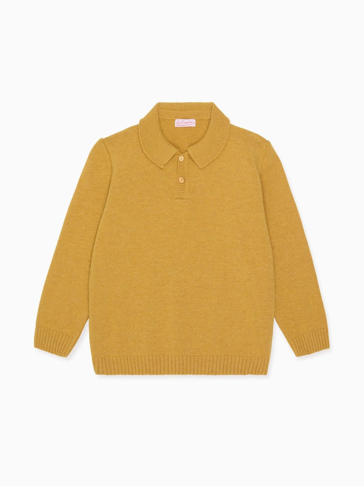 Mustard Brio Merino Boy Jumper