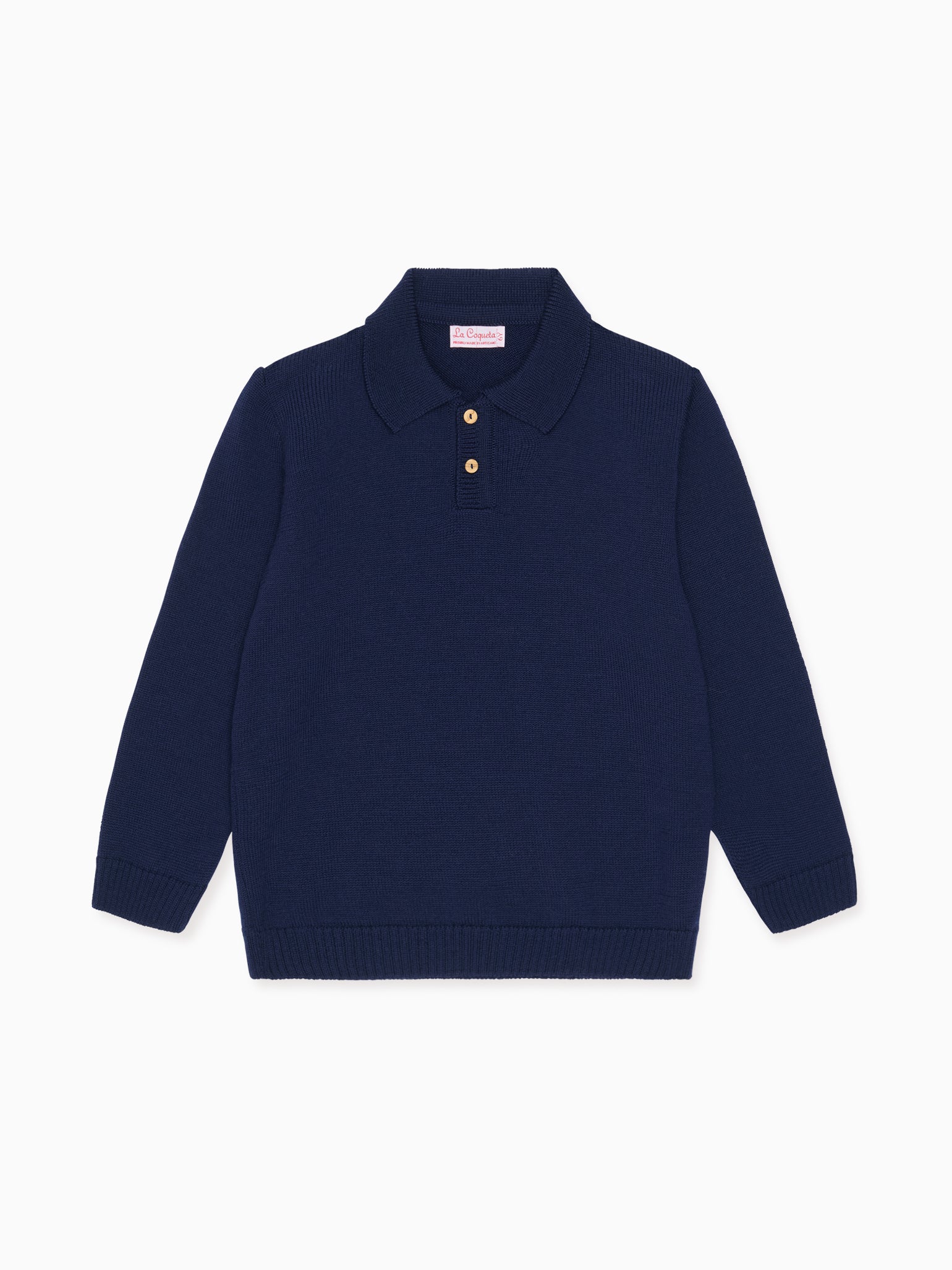 Navy Brio Merino Boy Jumper