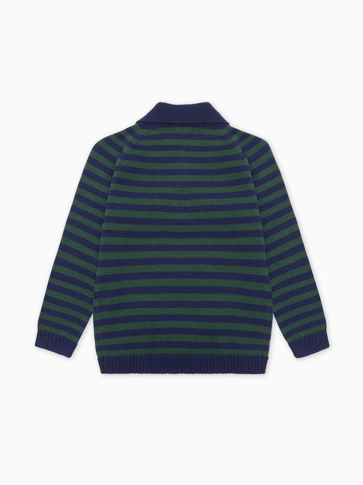 Navy Stripe Brio Merino Boy Jumper