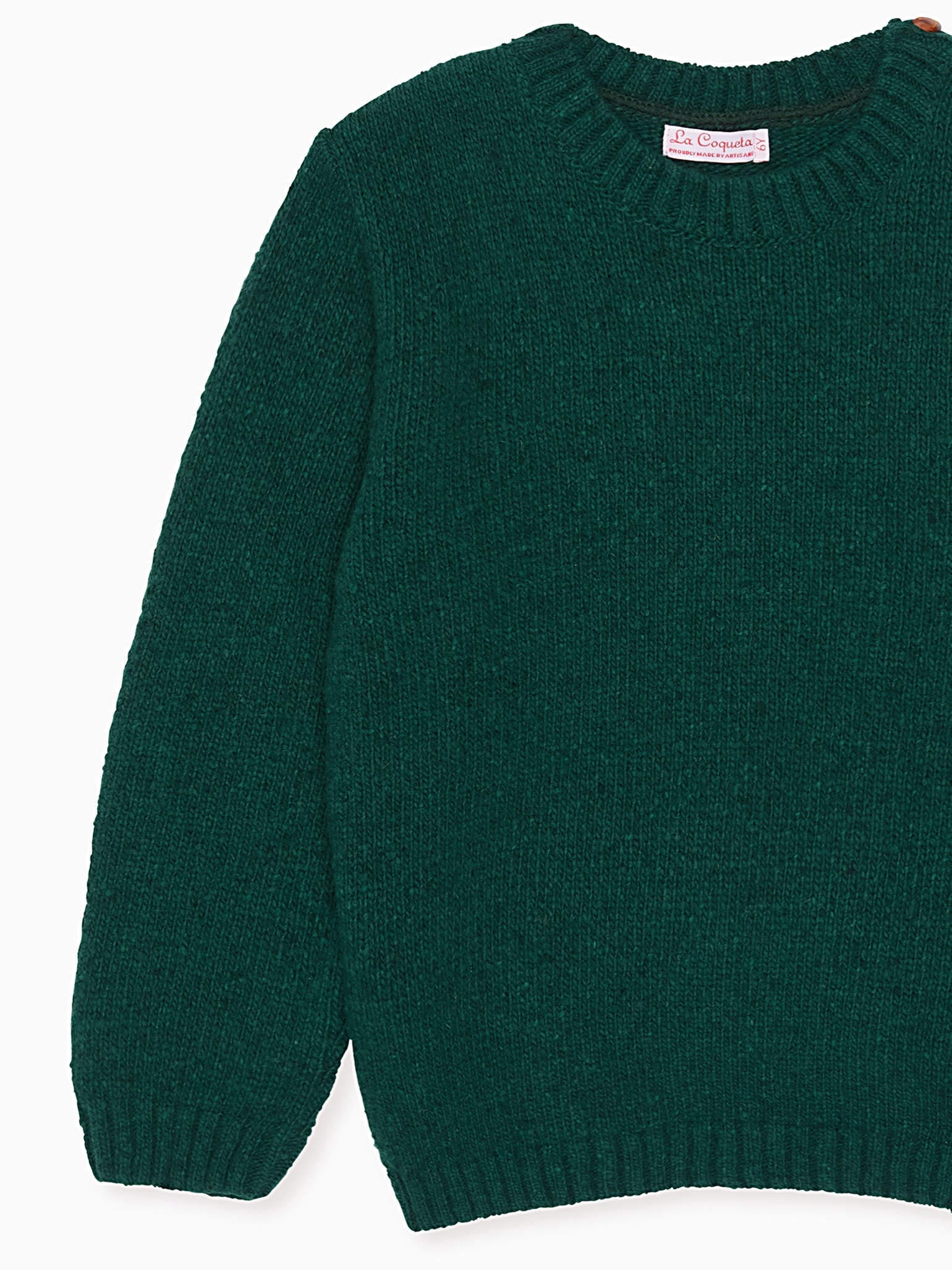 Forest Green Bromo Merino Boy Jumper