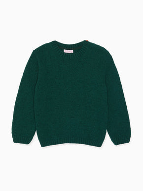 Forest Green Bromo Merino Boy Jumper