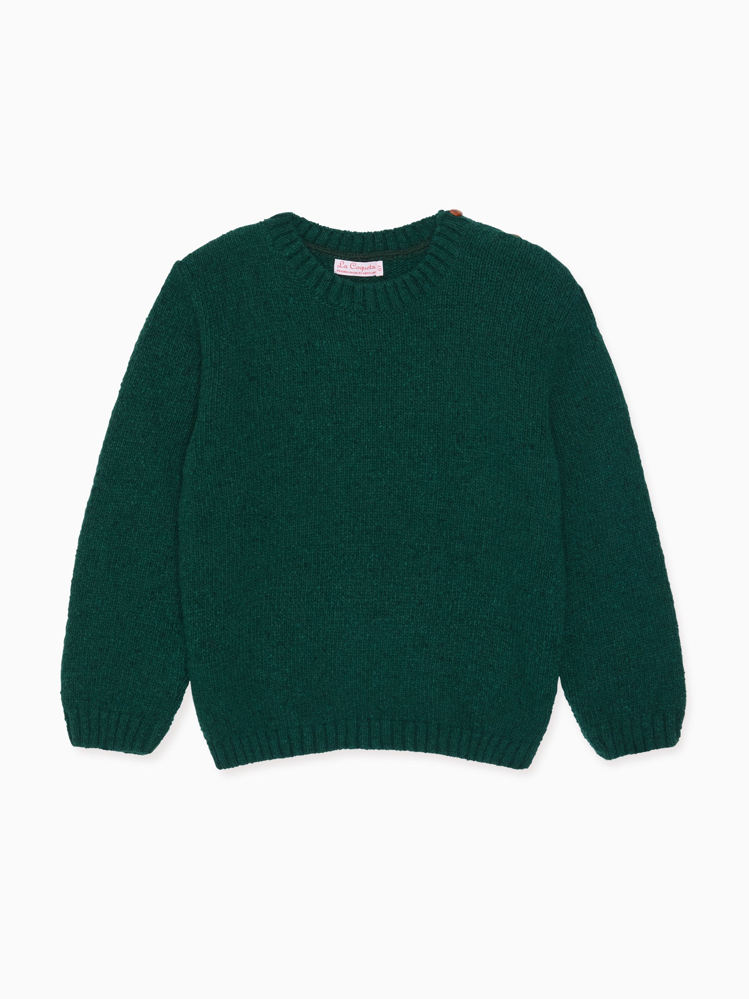 Forest Green Bromo Merino Boy Jumper