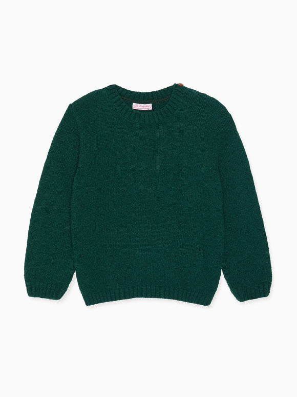 Forest Green Bromo Merino Boy Jumper