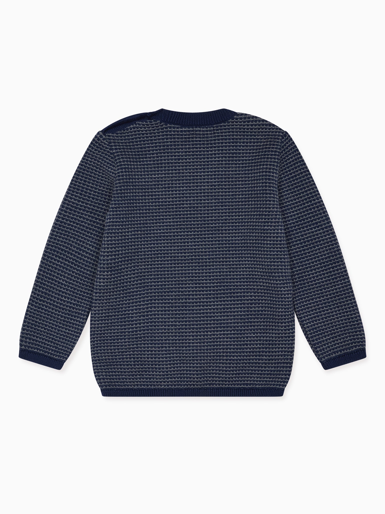 Blue Bromo Merino Jacquard Boy Jumper