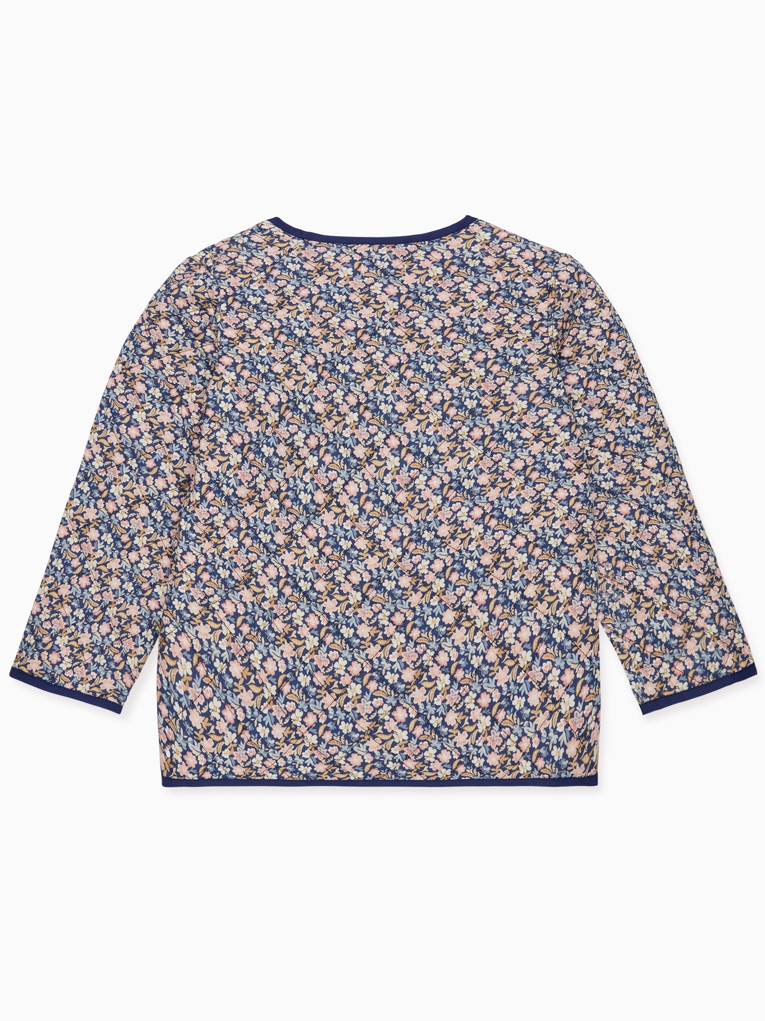 Blue Calida Quilted Girl Jacket