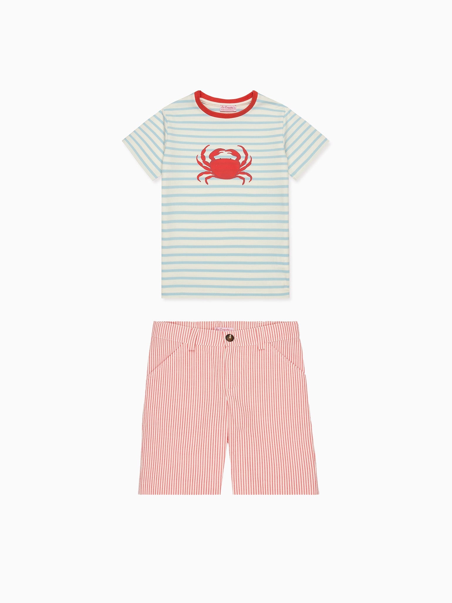 Cangrajo Kids T-Shirt & Romo Boy Shorts Outfit Bundle