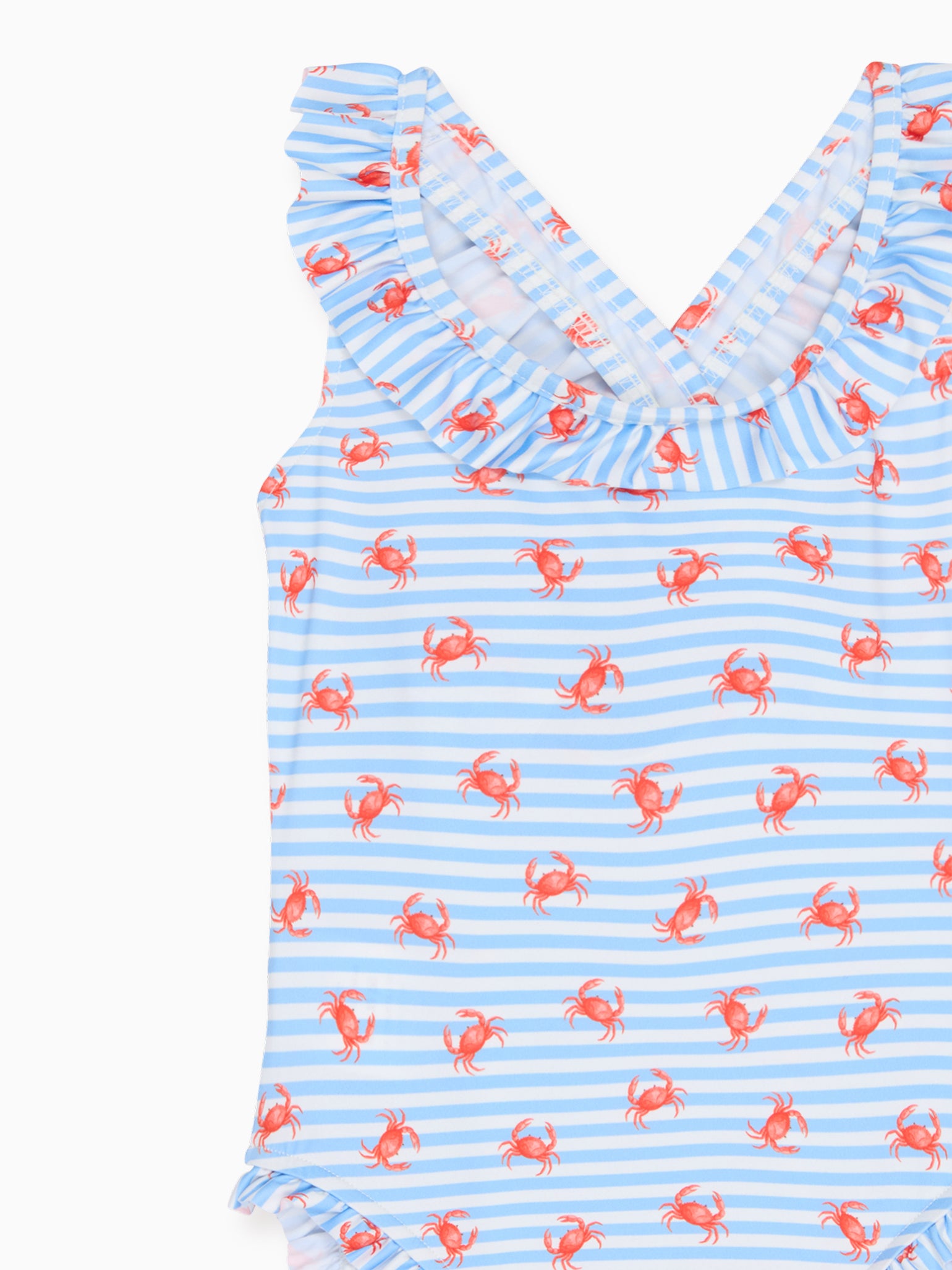 Blue Stripe Caranjo Girl Swimsuit