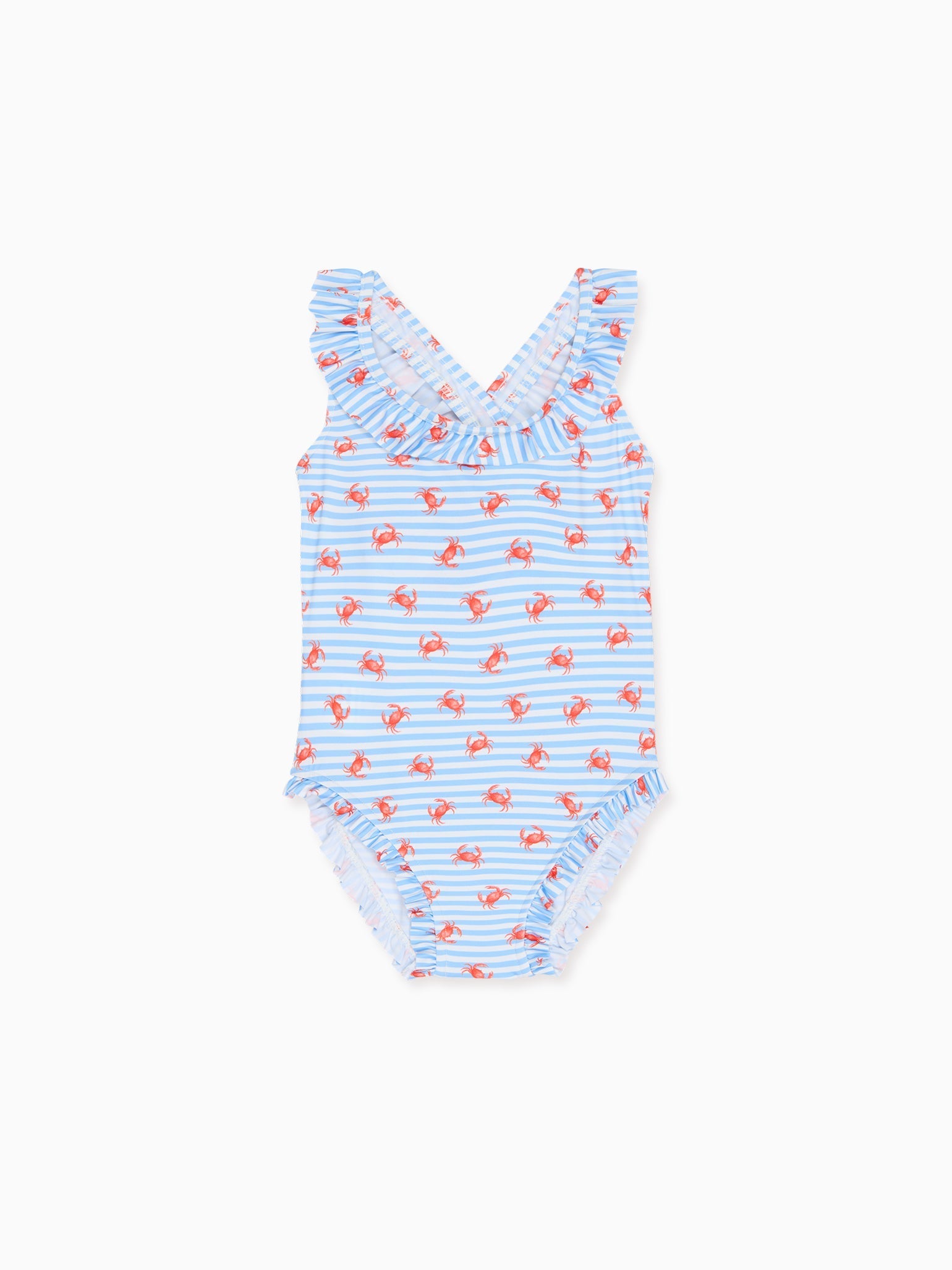 Blue Stripe Caranjo Girl Swimsuit