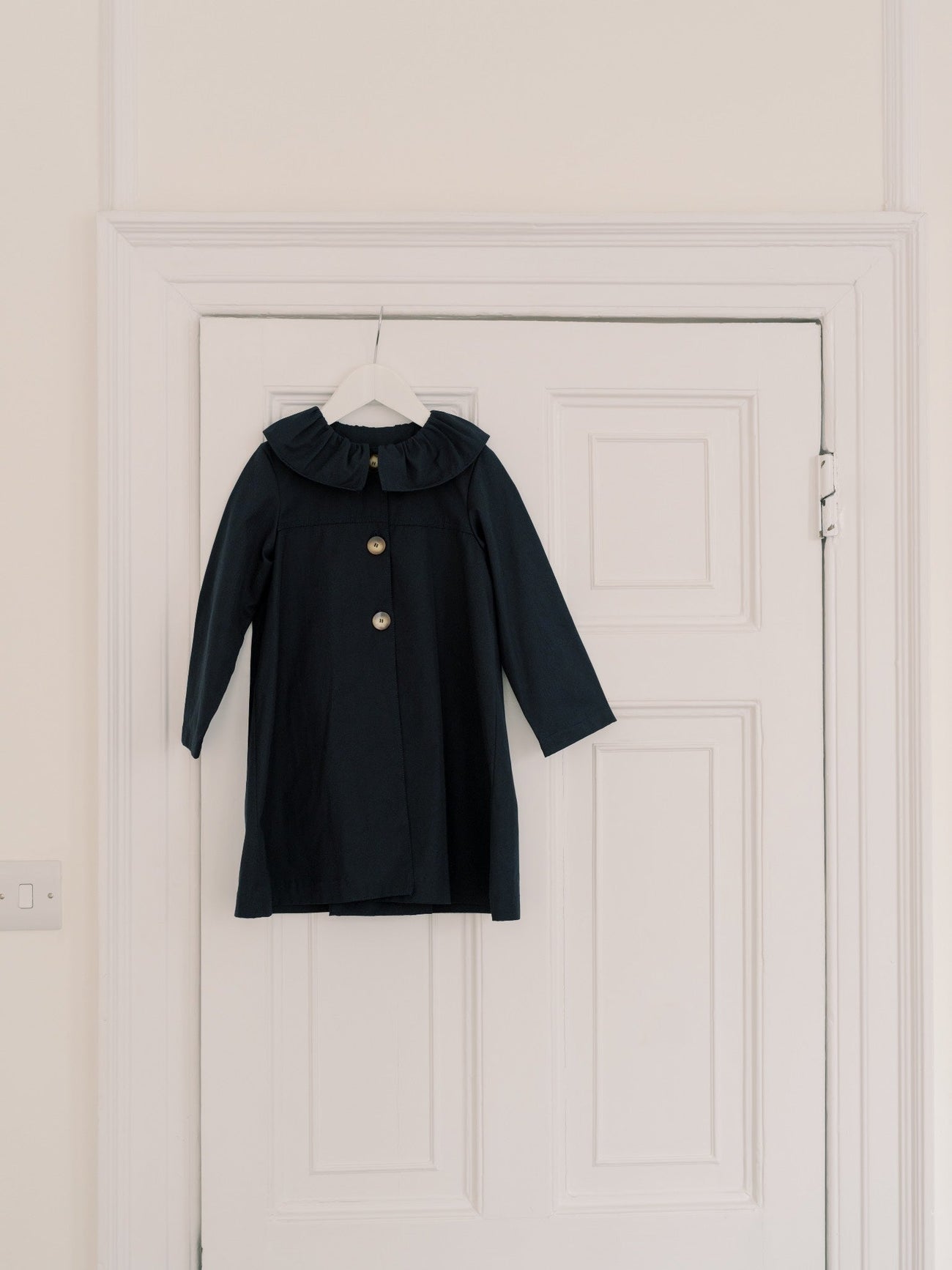 Navy Celestina Girl Coat