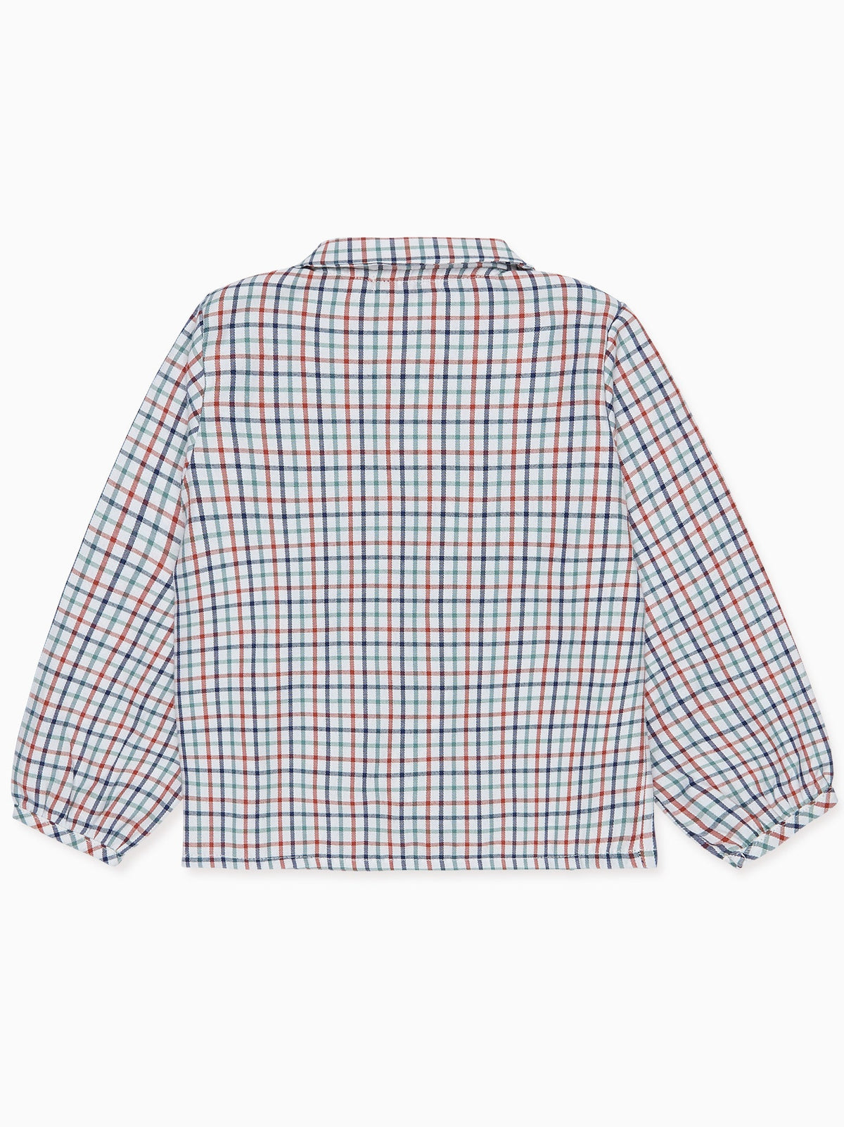 Ivory Check Dante Long Sleeve Baby Shirt