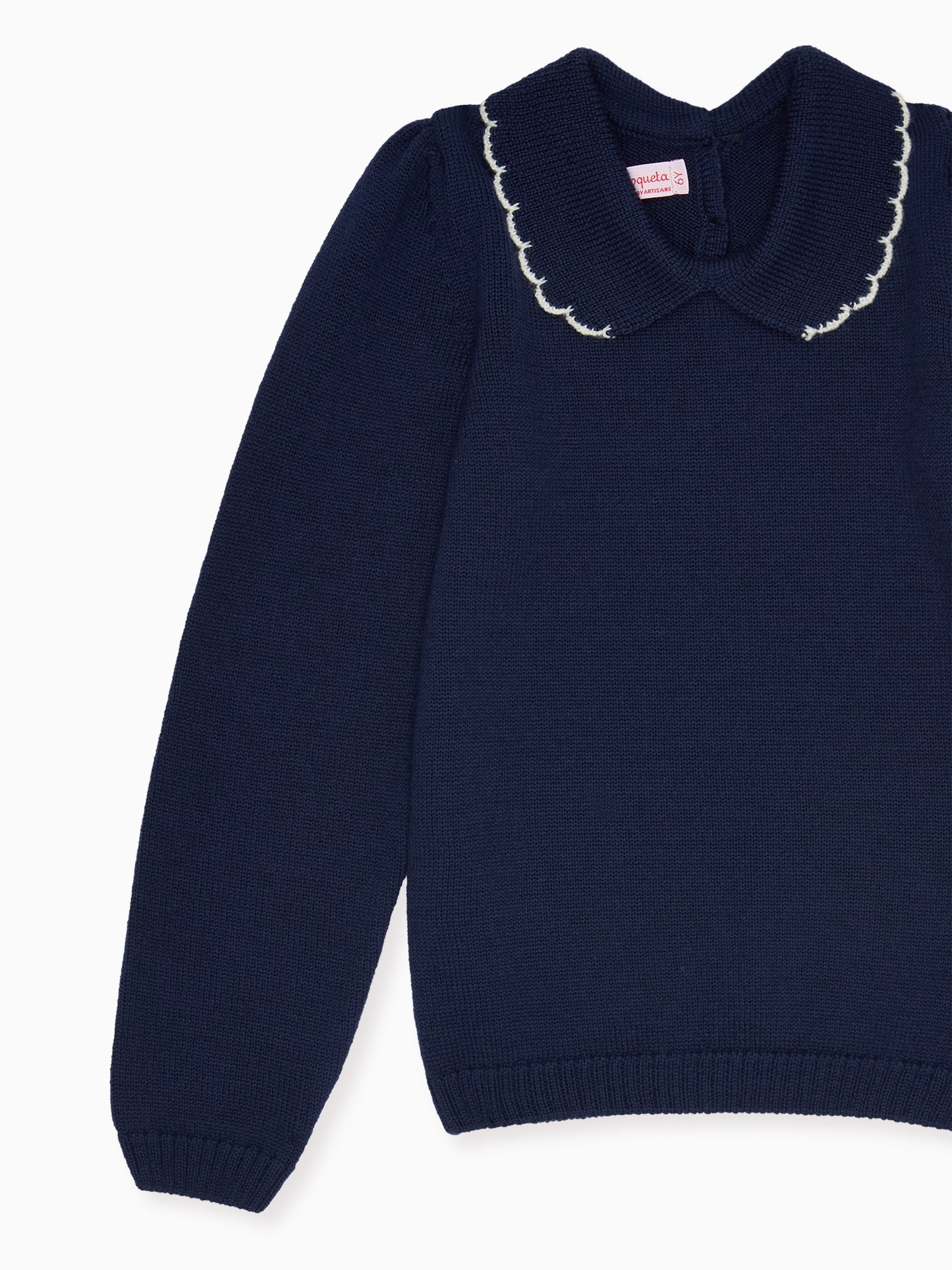 Navy Diana Merino Girl Jumper